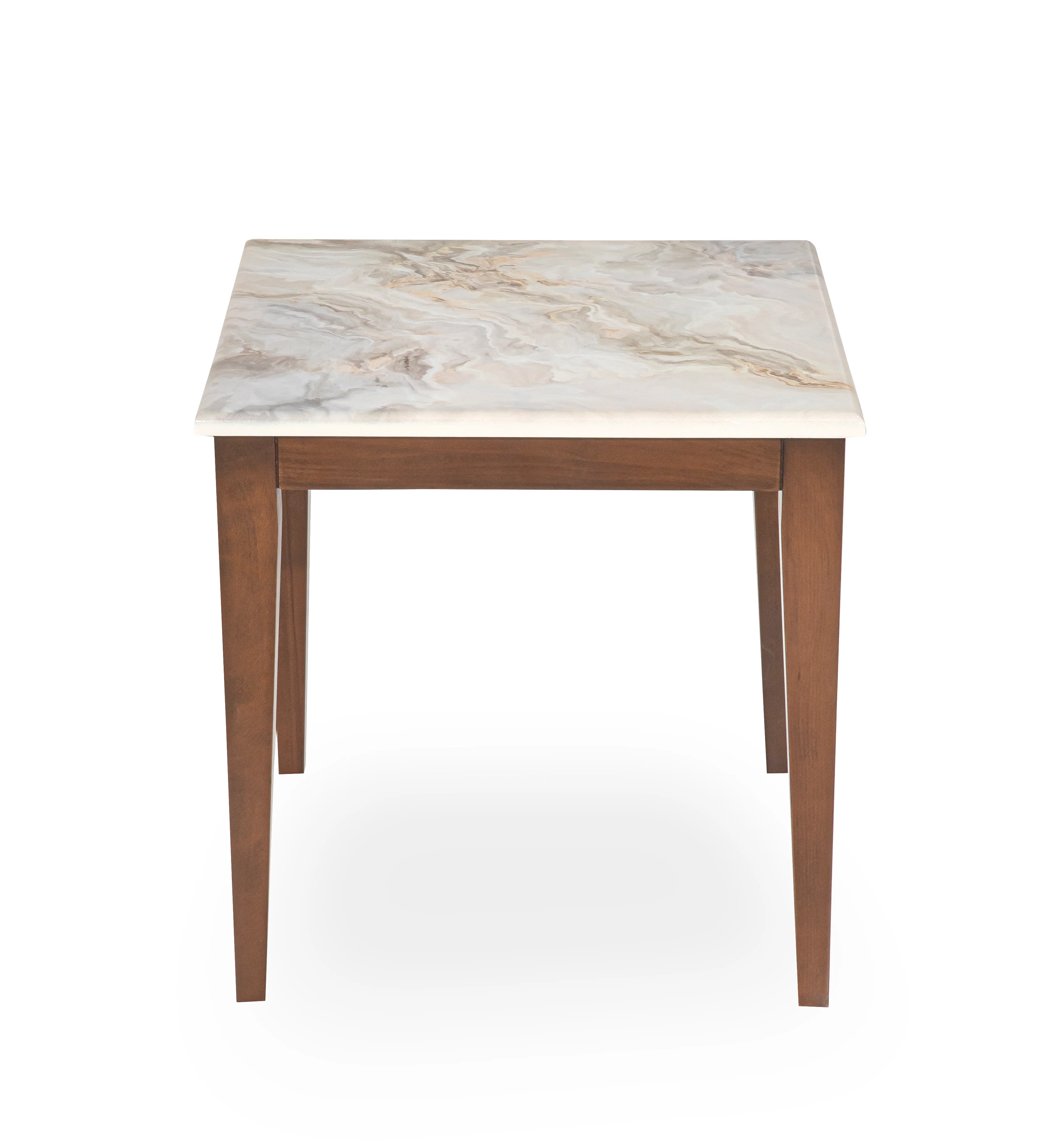 Michael Amini Balboa End Table - Warm Walnut - Image 3