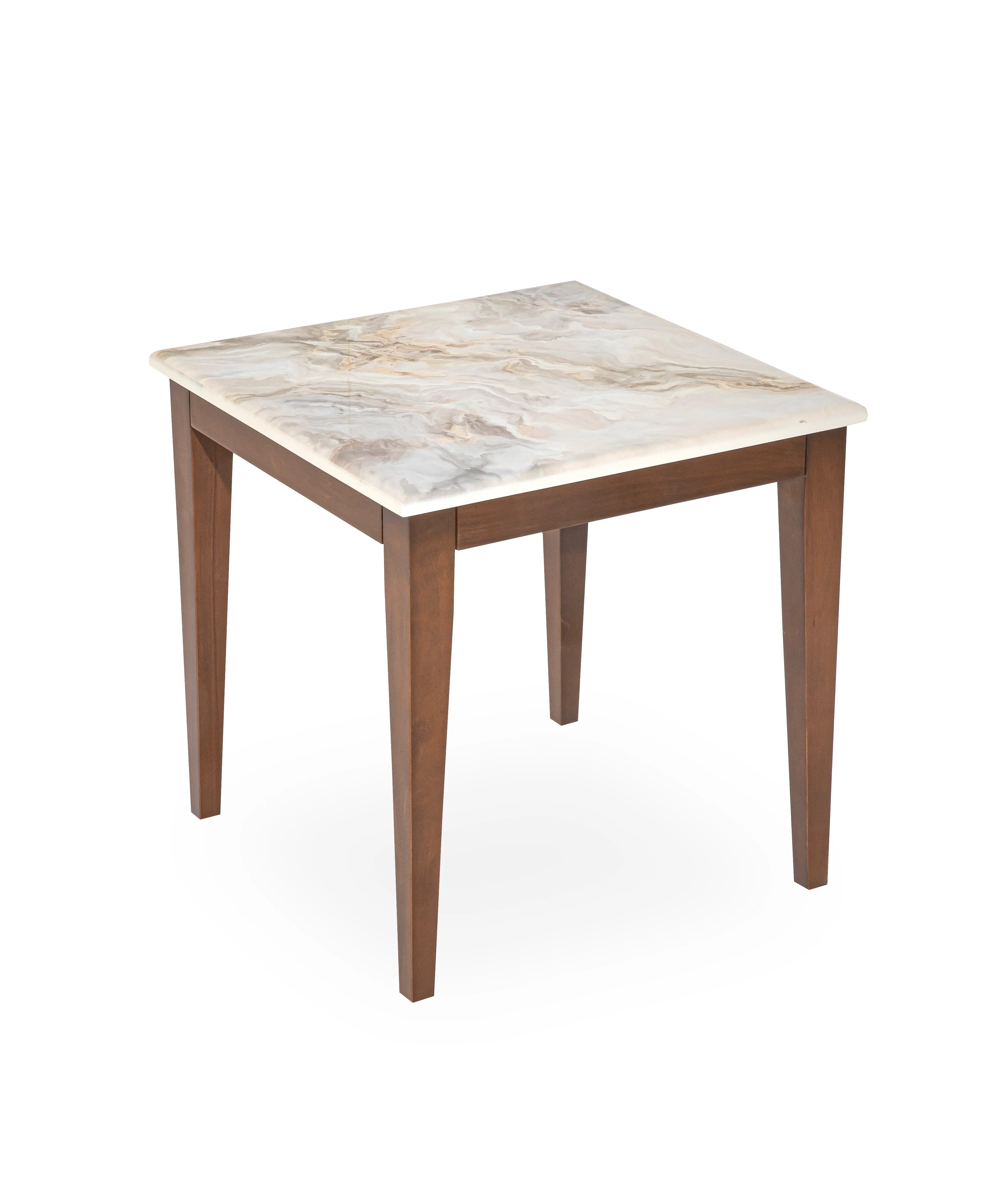 Michael Amini Balboa End Table - Warm Walnut - Image 4