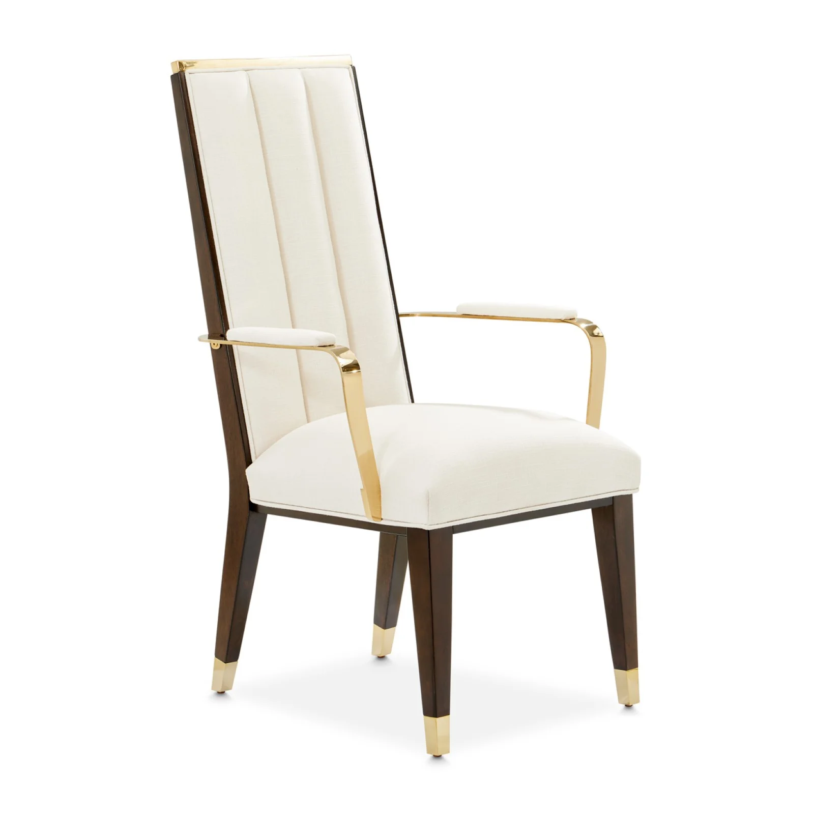 Michael Amini Belmont Place Arm Chair - Espresso - Image 18