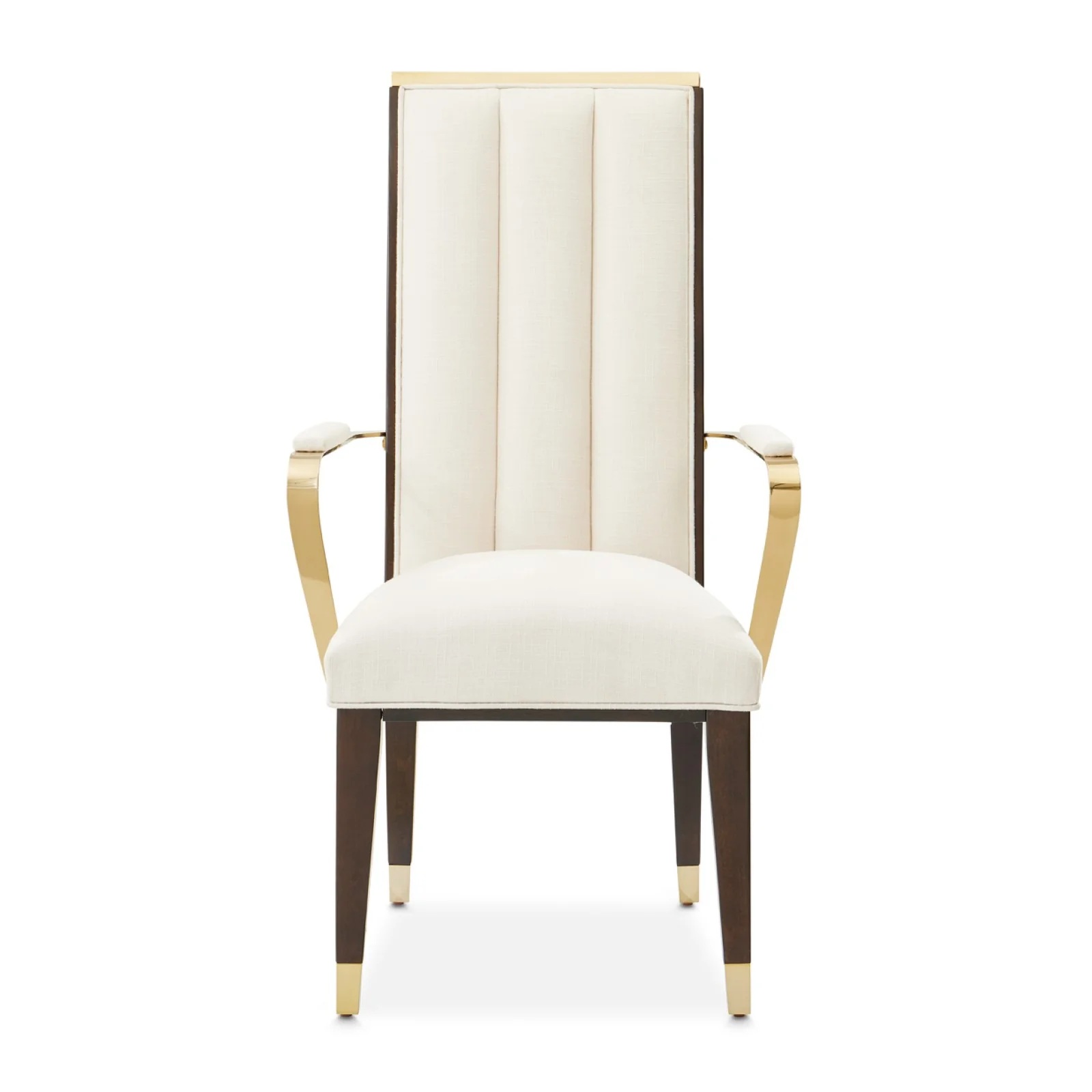Michael Amini Belmont Place Arm Chair - Espresso - Image 2