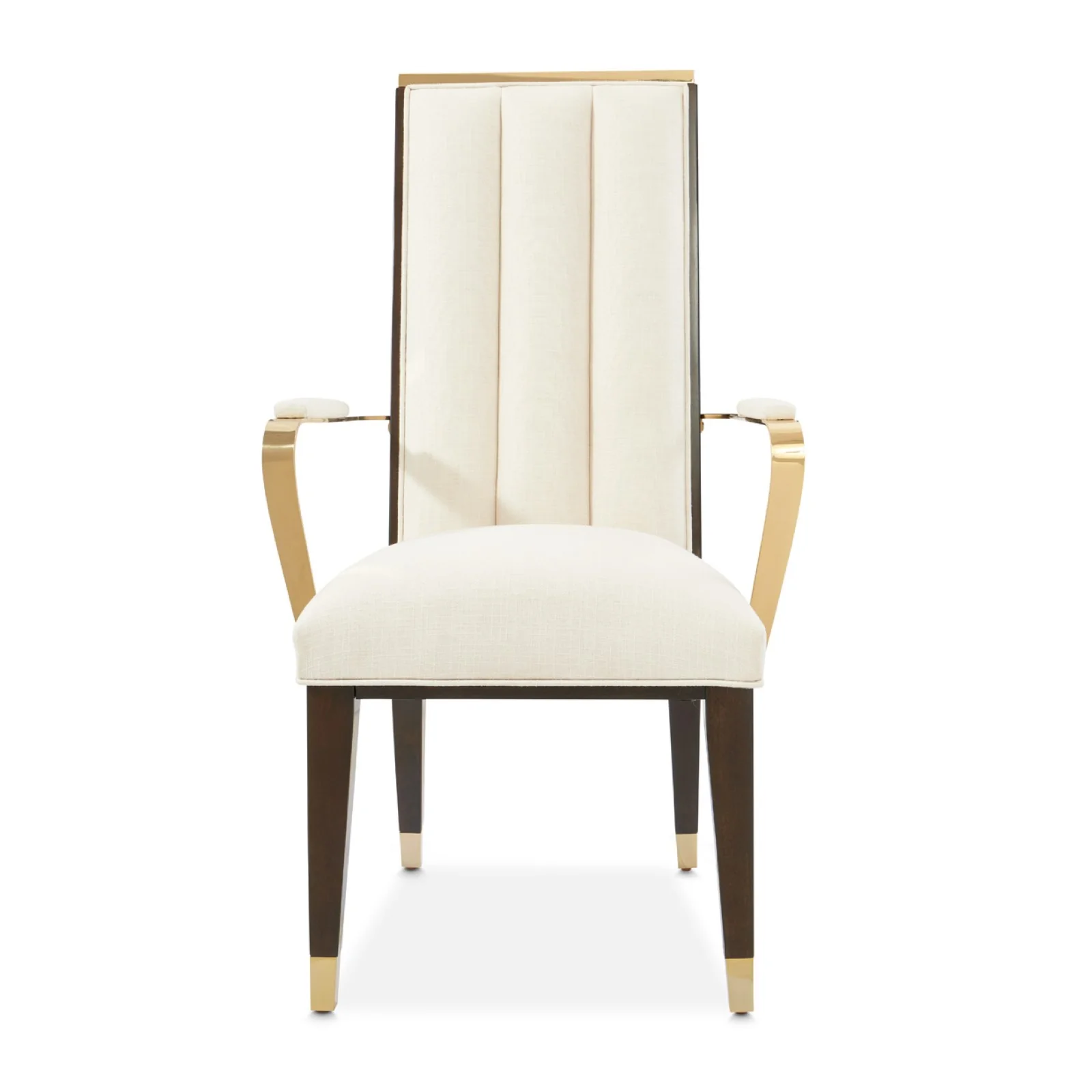 Michael Amini Belmont Place Arm Chair - Espresso - Image 3