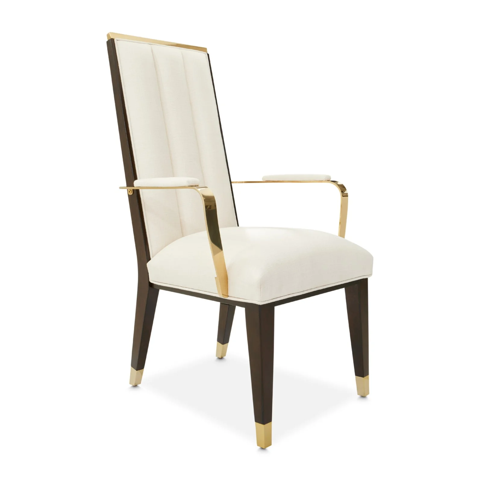 Michael Amini Belmont Place Arm Chair - Espresso - Image 4
