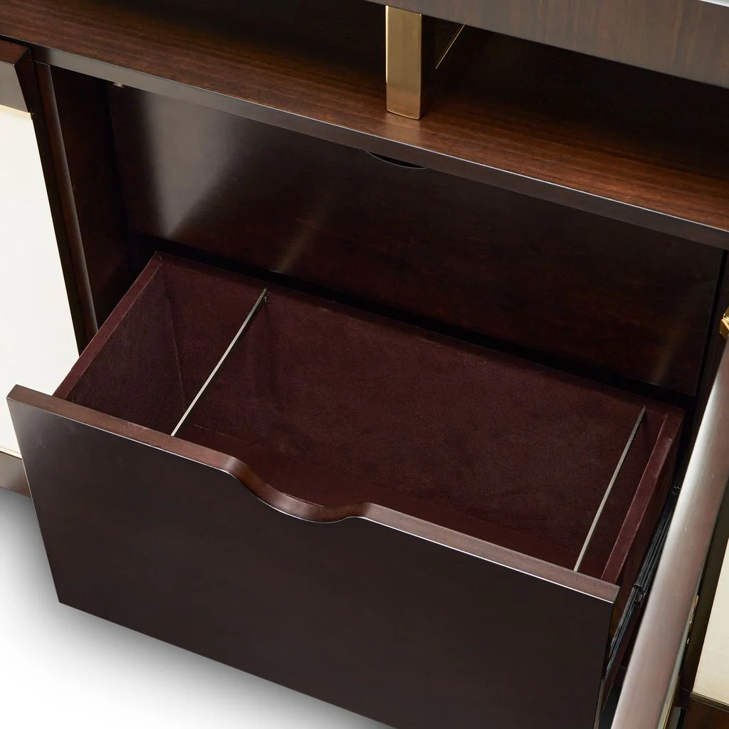 Michael Amini Belmont Place China Cabinet - Espresso - Image 12
