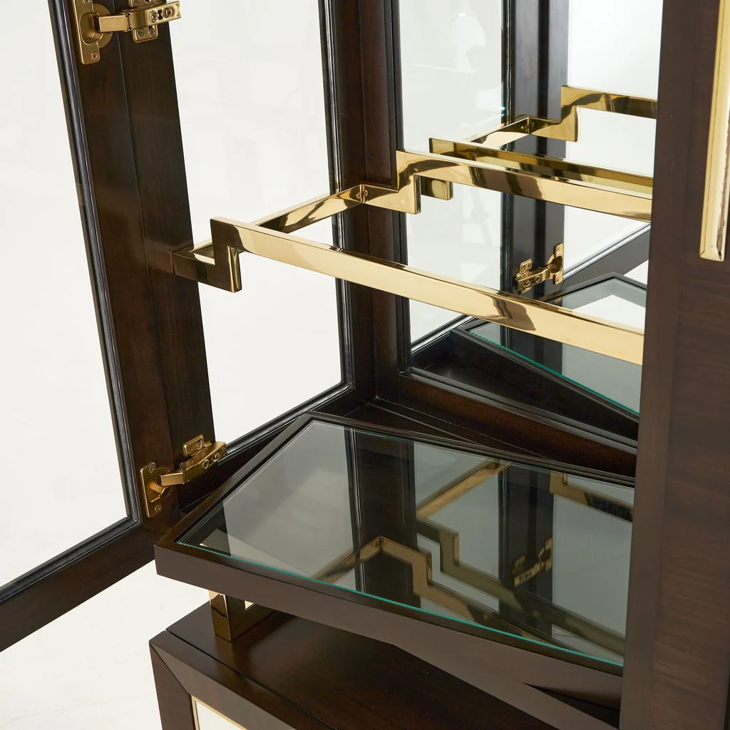 Michael Amini Belmont Place China Cabinet - Espresso - Image 5