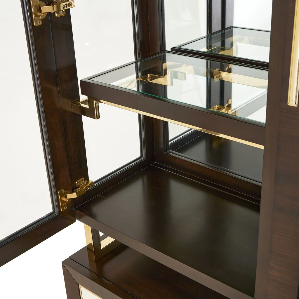 Michael Amini Belmont Place China Cabinet - Espresso - Image 6