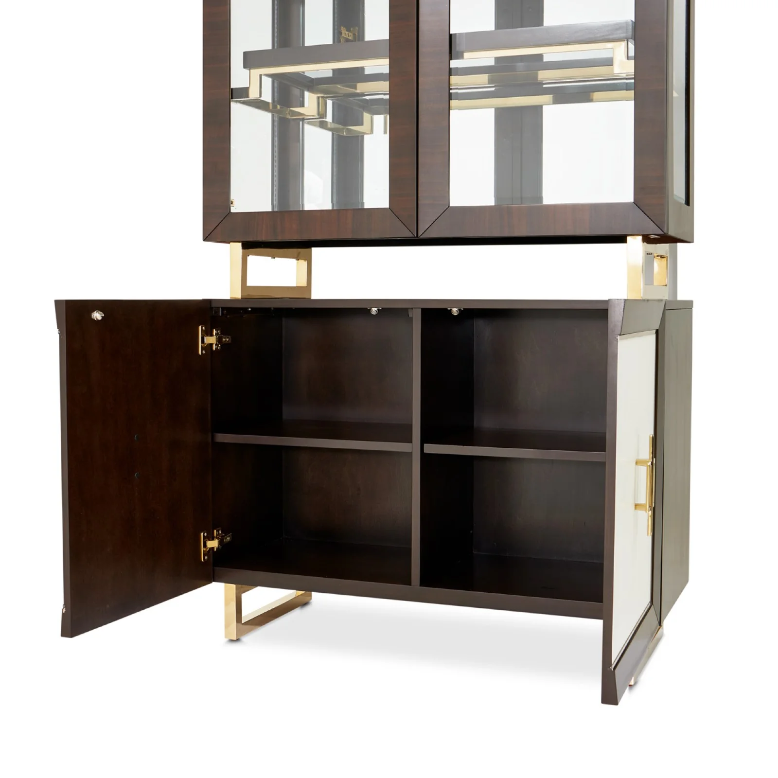 Michael Amini Belmont Place Display Cabinet - Espresso - Image 6