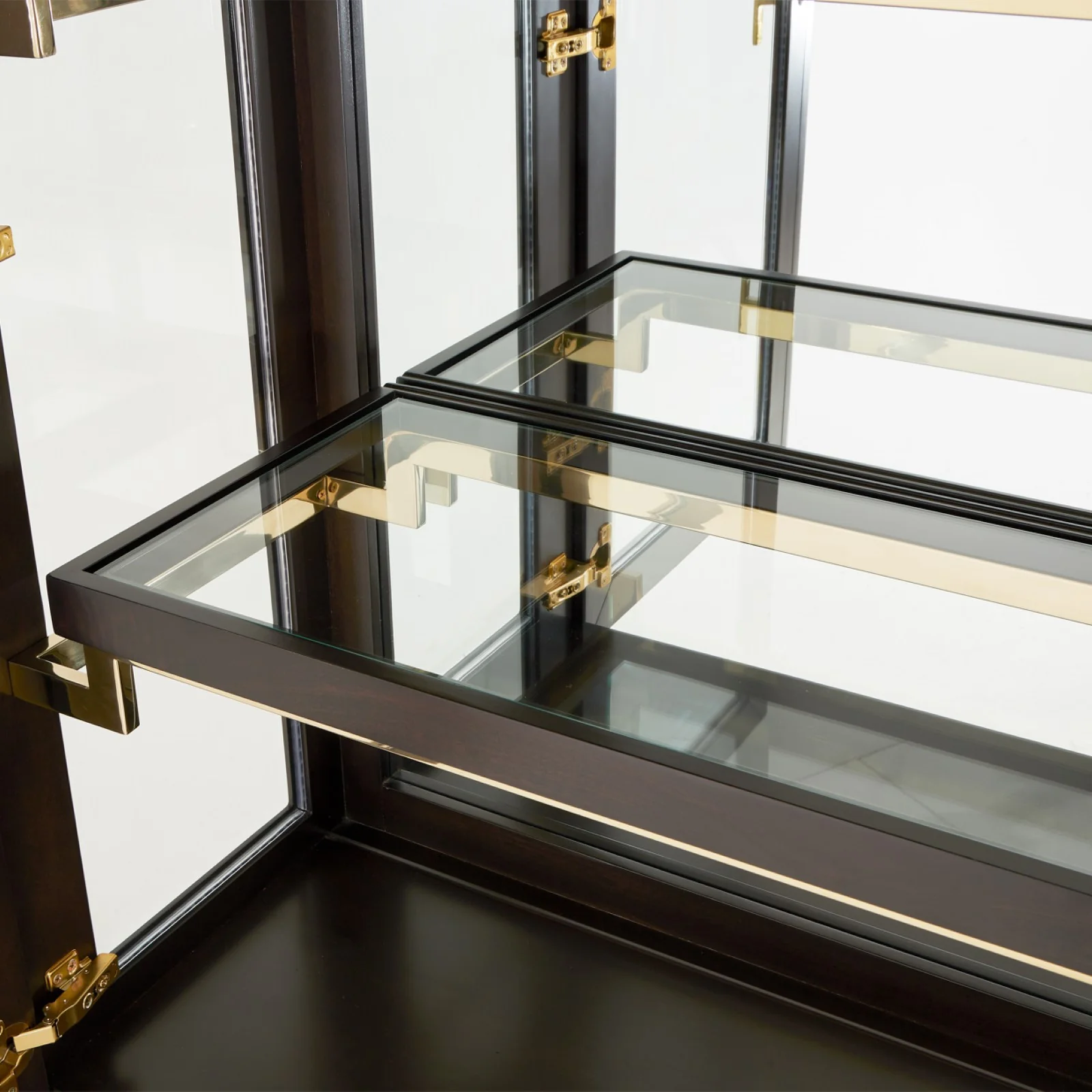 Michael Amini Belmont Place Display Cabinet - Espresso - Image 9