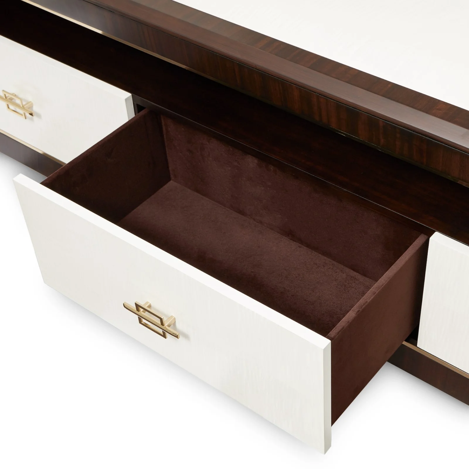 Michael Amini Belmont Place Media Cabinet - Espresso - Image 4