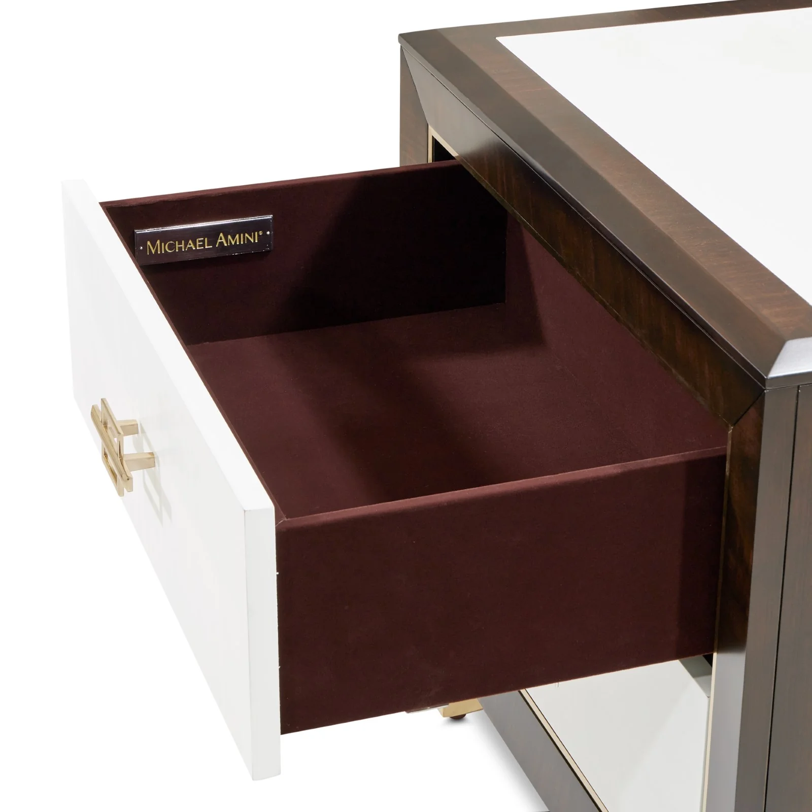 Michael Amini Belmont Place Nightstand - Espresso - Image 6