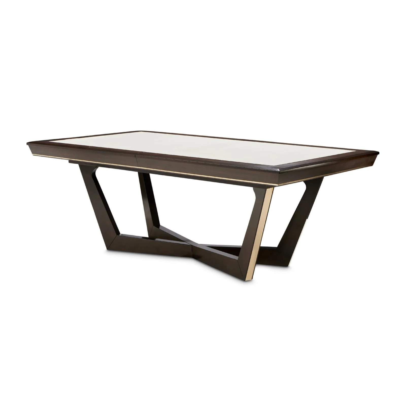Michael Amini Belmont Place Rect. Dining Table - Espresso - Image 2