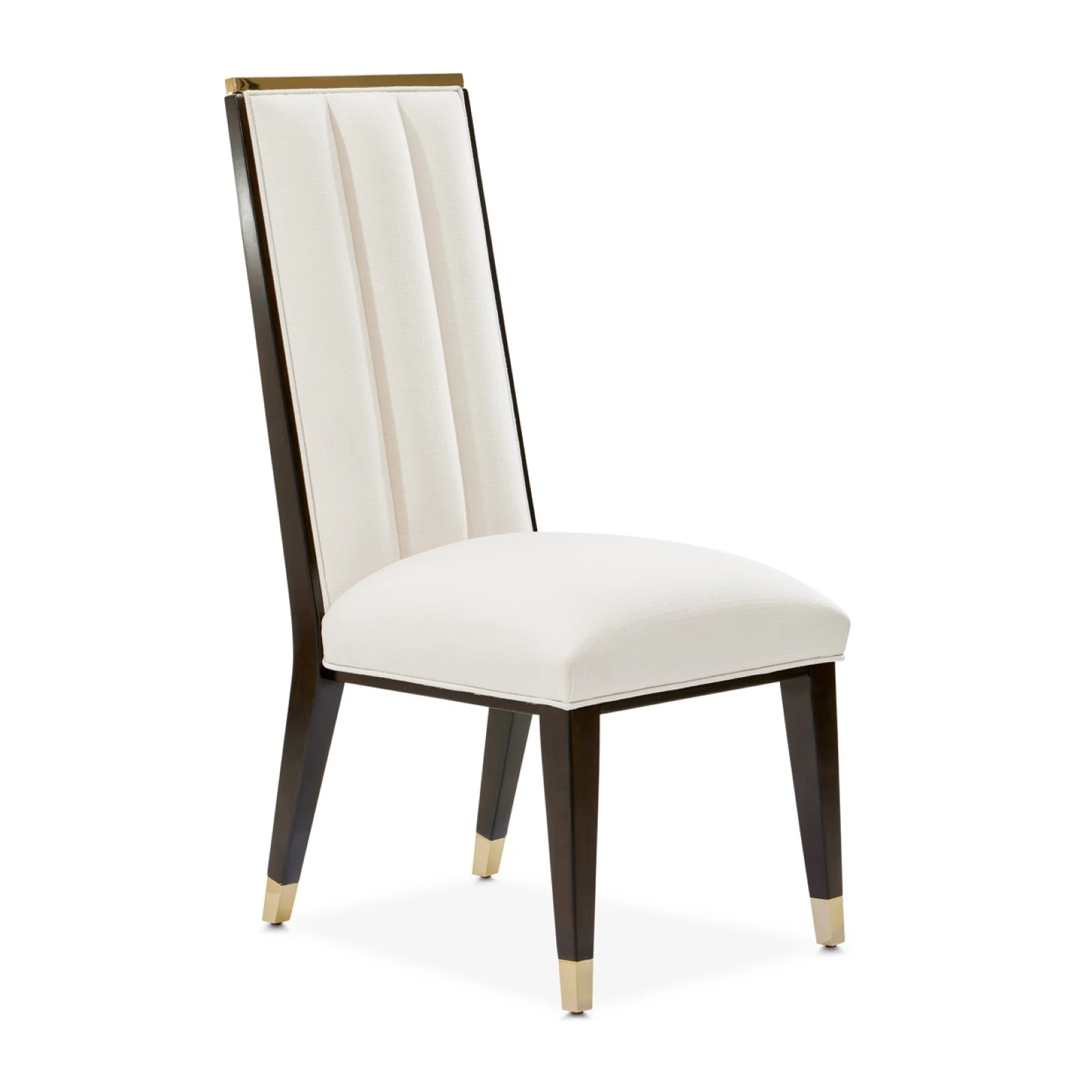 Michael Amini Belmont Place Side Chair - Espresso - Image 3