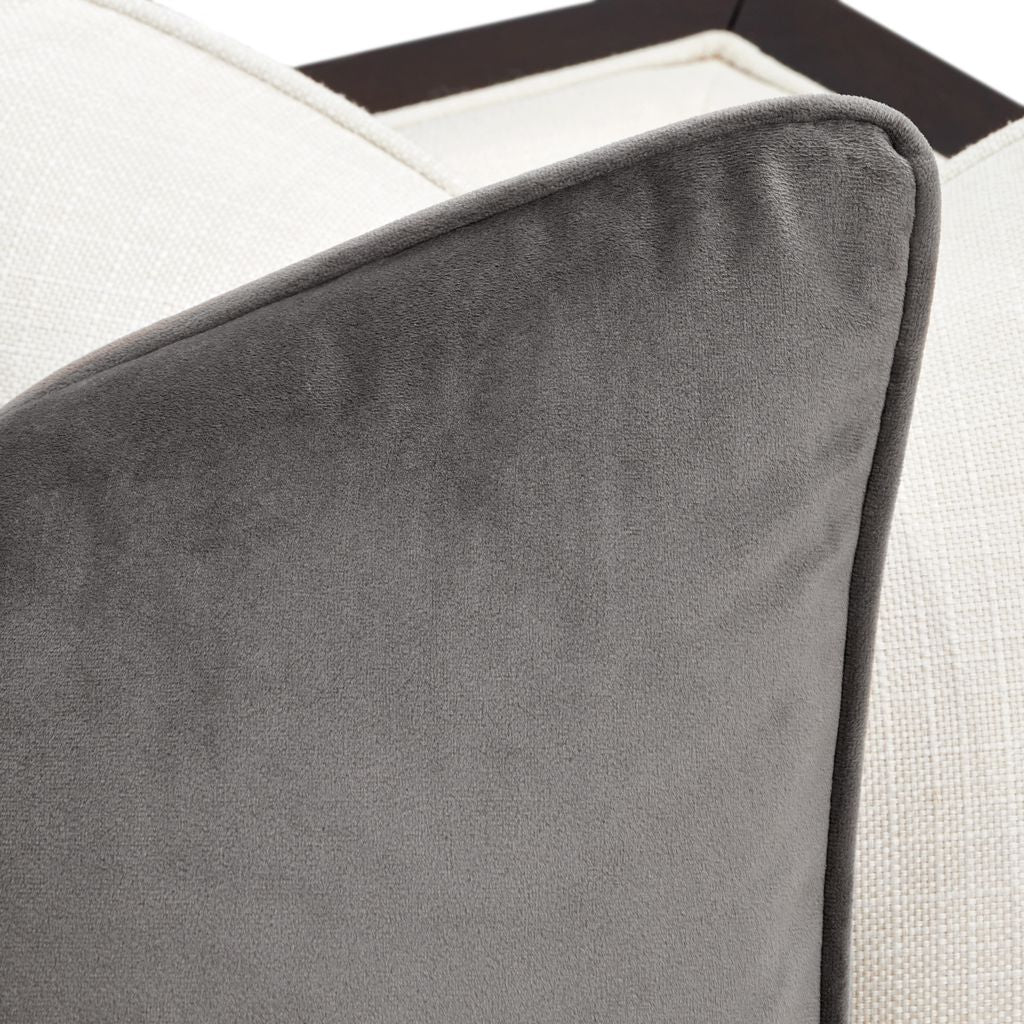Michael Amini Belmont Place Sofa - Cream/Espresso - Image 2