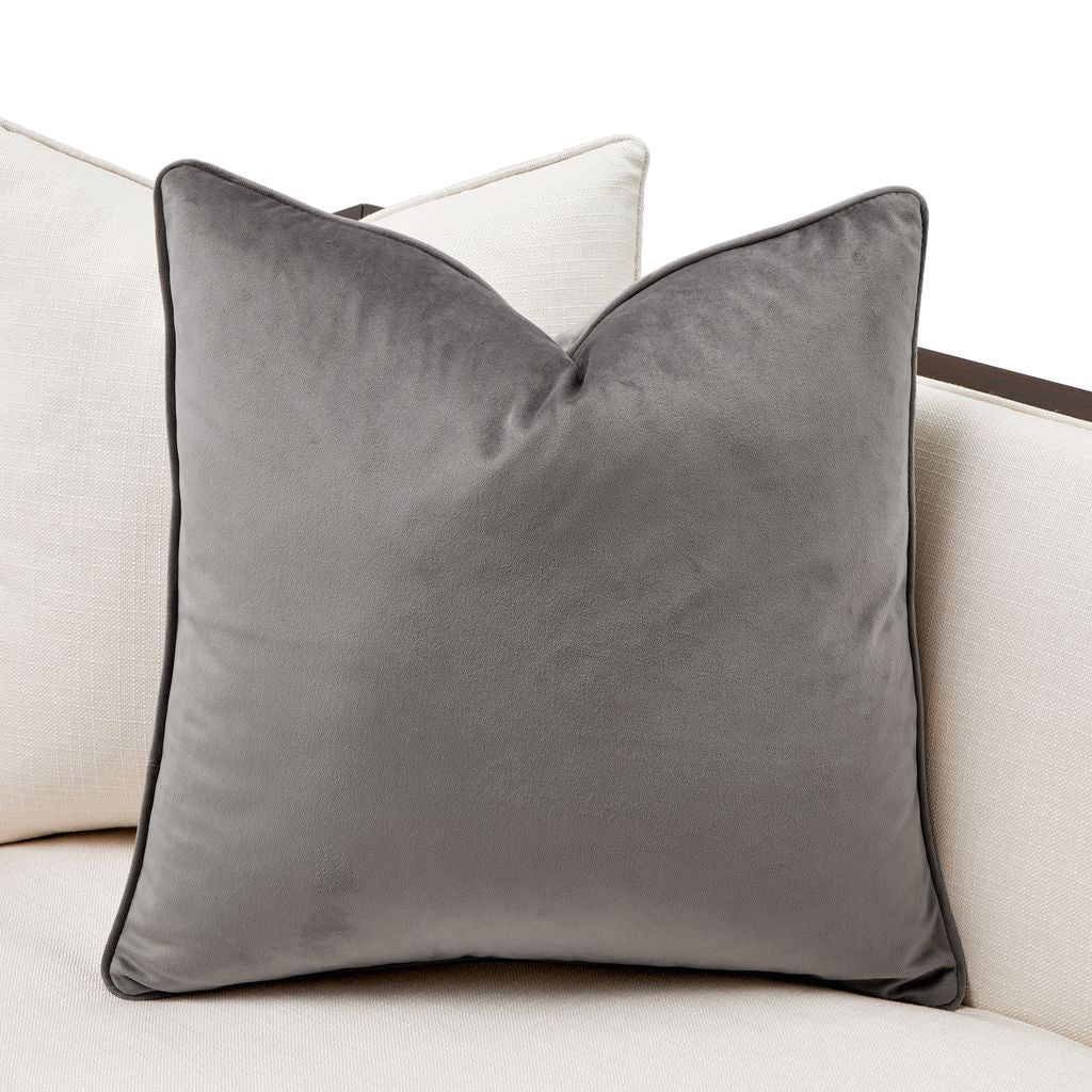 Michael Amini Belmont Place Sofa - Cream/Espresso - Image 3