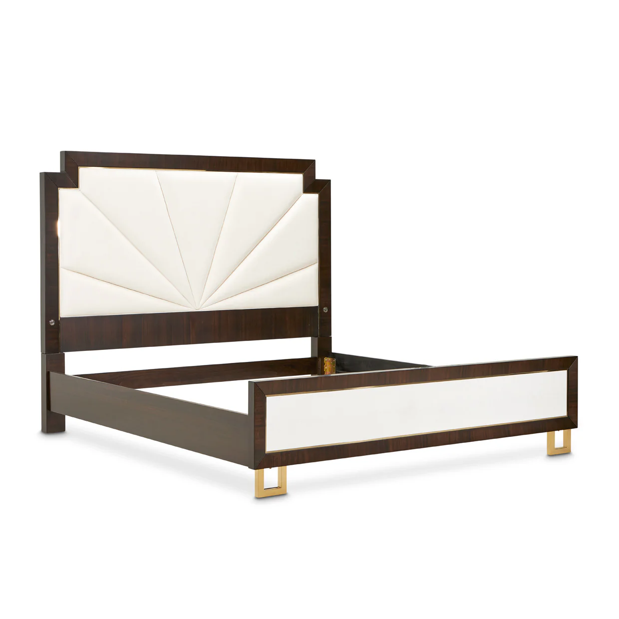 Michael Amini Belmont Place Upholstered Bed - Espresso - Image 3