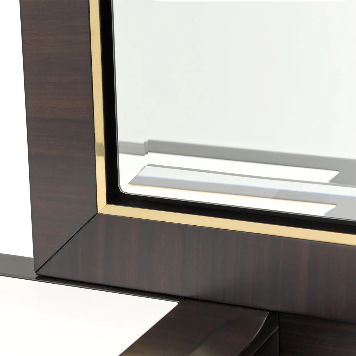 Michael Amini Belmont Place Vanity Mirror with LED Lighting - Image 4