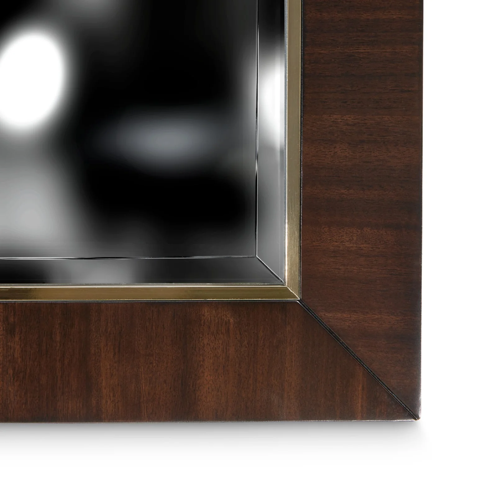 Michael Amini Belmont Place Wall Mirror - Espresso - Image 5
