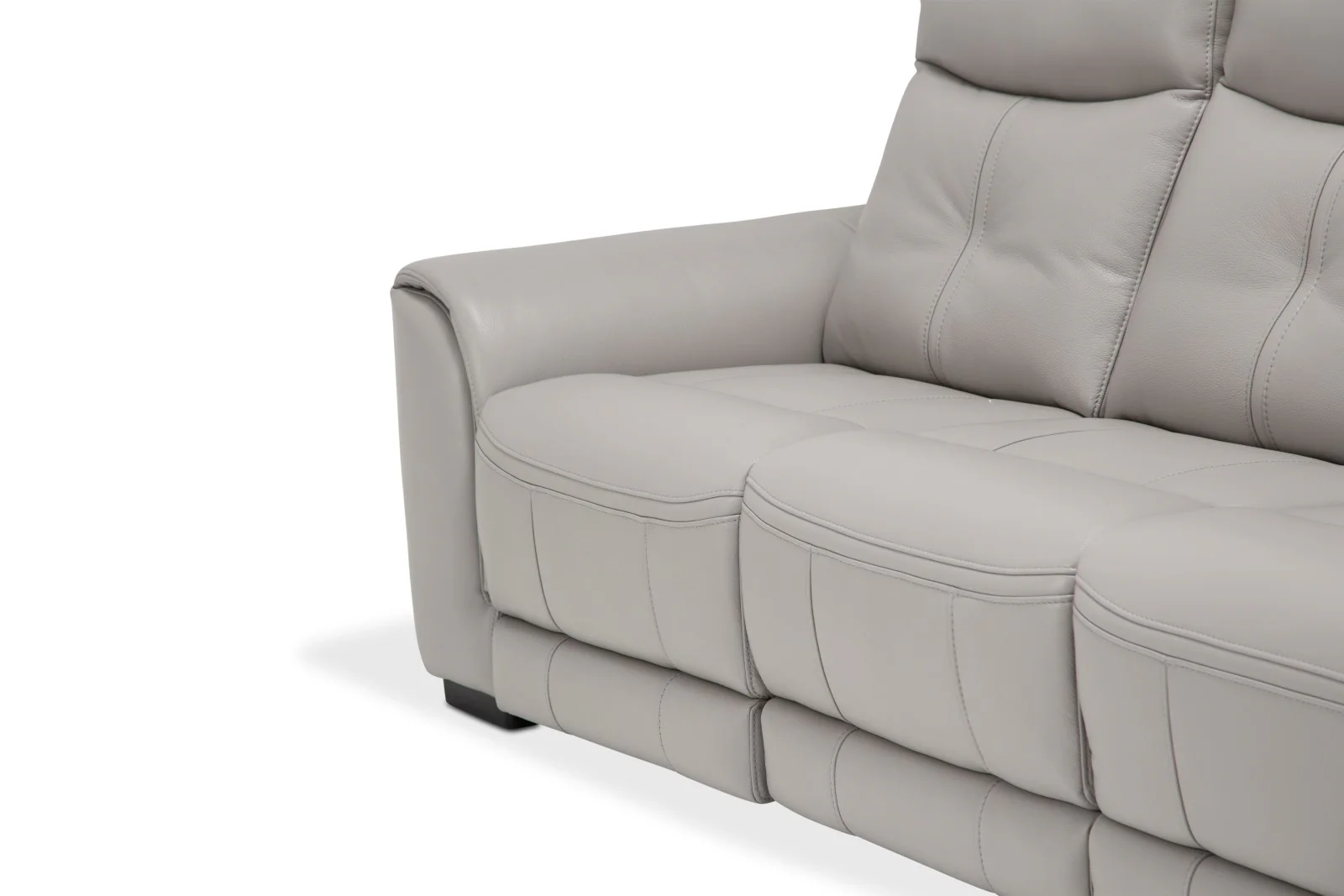 Michael Amini Bentley 3-Piece Sectional - Light Grey - Image 2