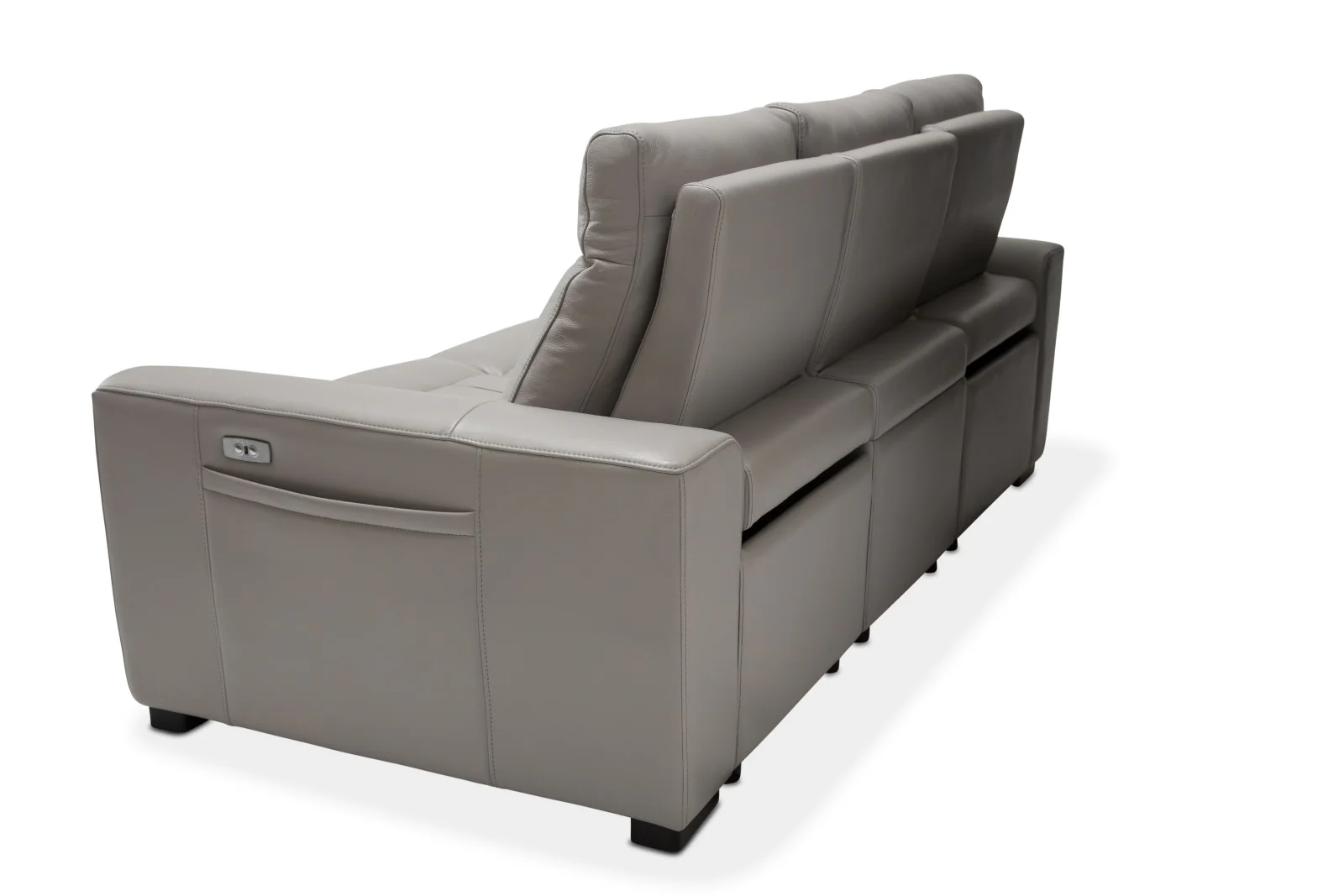 Michael Amini Bentley 3-Piece Sectional - Light Grey - Image 5
