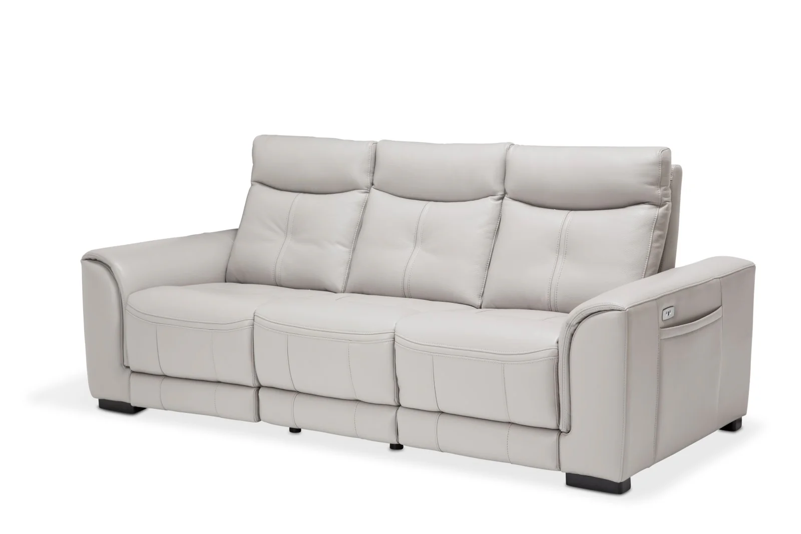 Michael Amini Bentley 3-Piece Sectional - Light Grey - Image 7