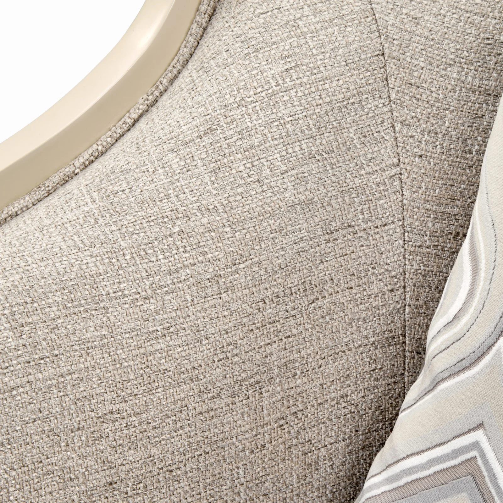Michael Amini Camden Court Accent Chair - Flax/Pearl - Image 10