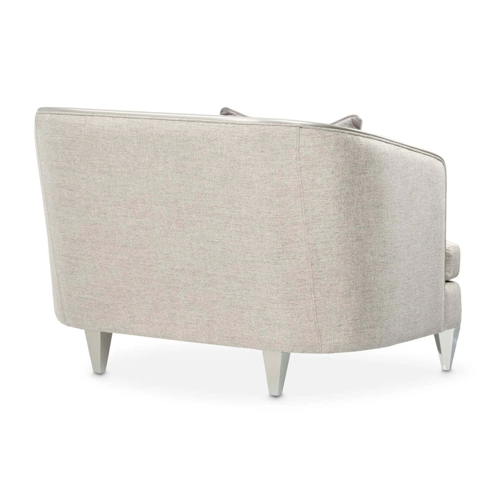 Michael Amini Camden Court Chair and Half - Flax/Platinum - Image 5