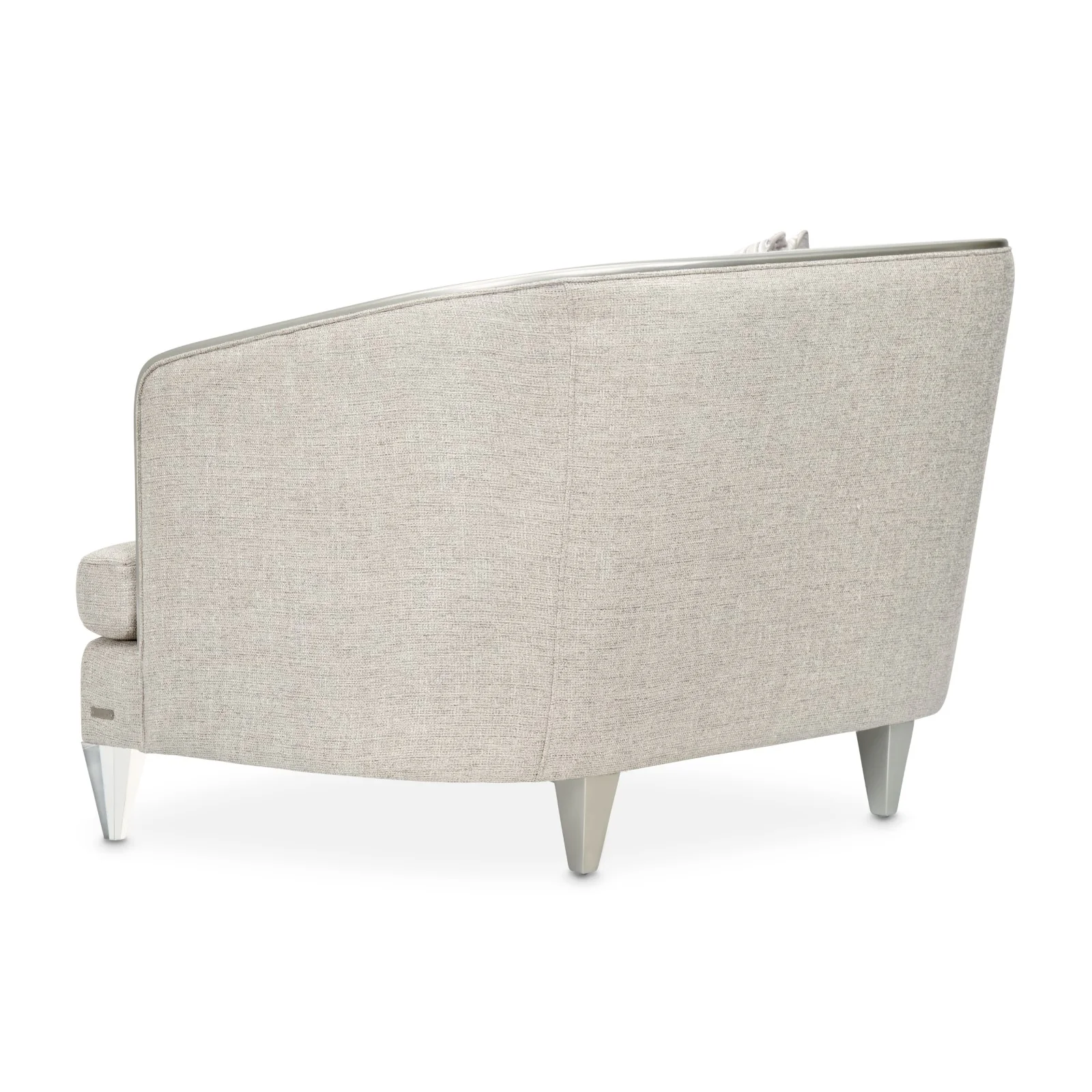 Michael Amini Camden Court Chair and Half - Flax/Platinum - Image 7