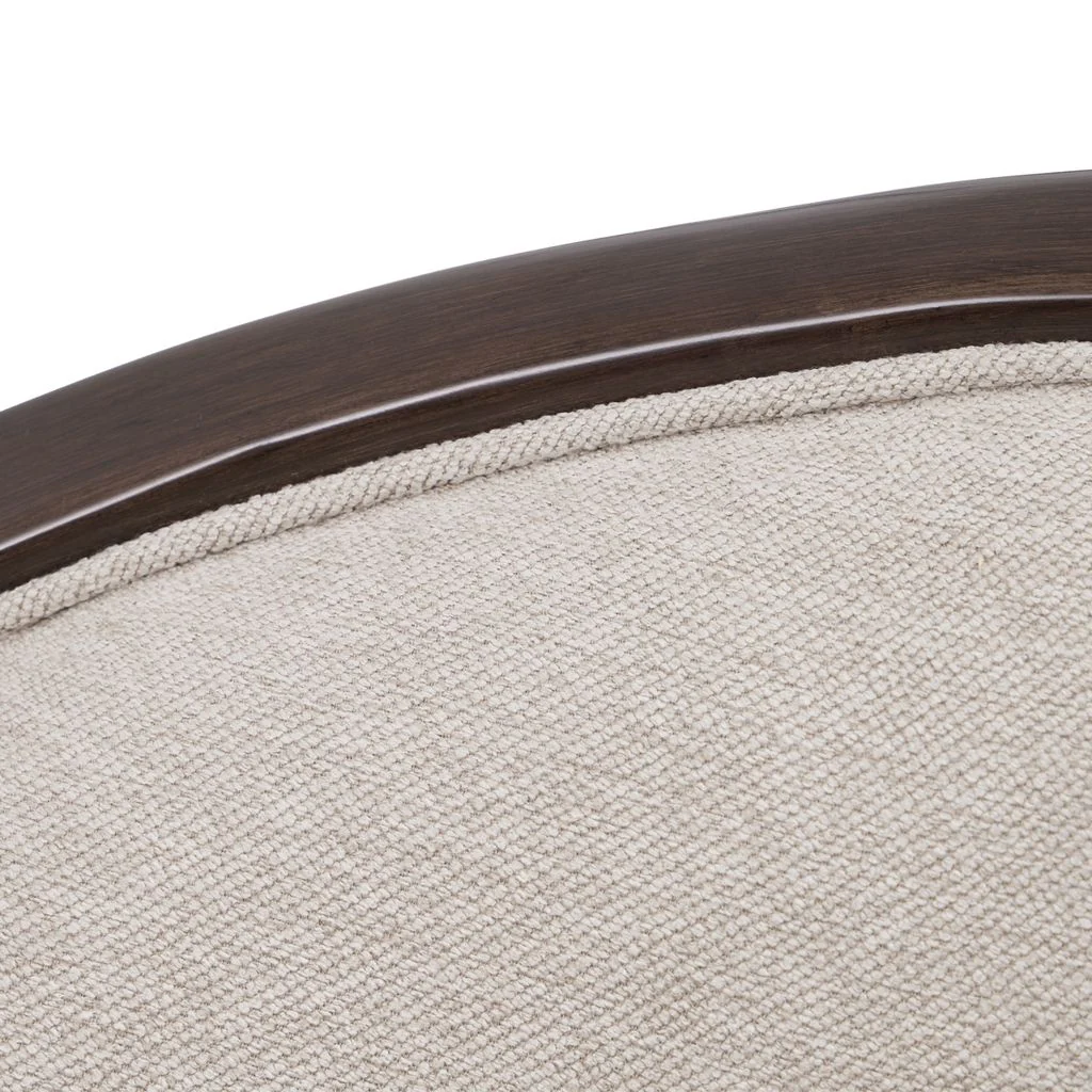 Michael Amini Camellia Field 3-Piece Chenille Sofa - Linen/Warm Pecan - Image 12