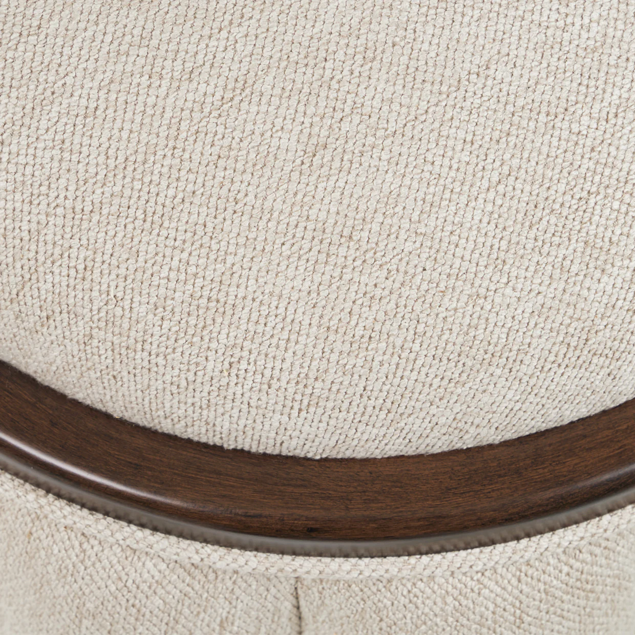 Michael Amini Camellia Field Camellia Field Round Bench Warm Pecan - Image 3