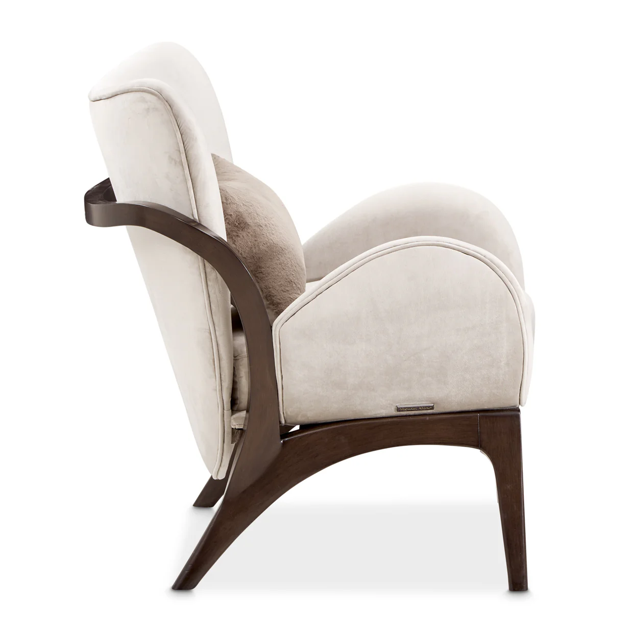 Michael Amini Camellia Field Caramel Accent Chair Ivory Caramel - Image 15