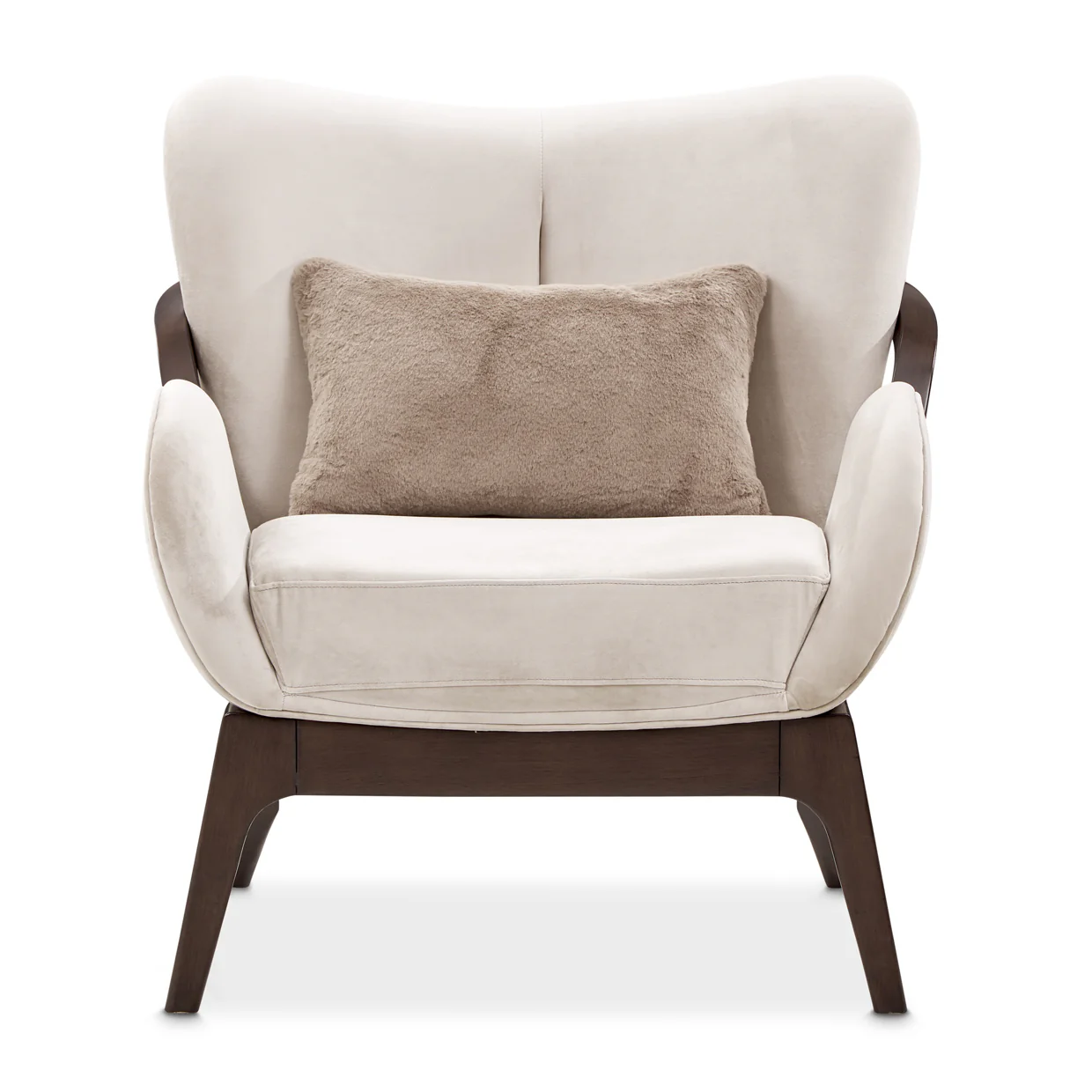 Michael Amini Camellia Field Caramel Accent Chair Ivory Caramel - Image 17
