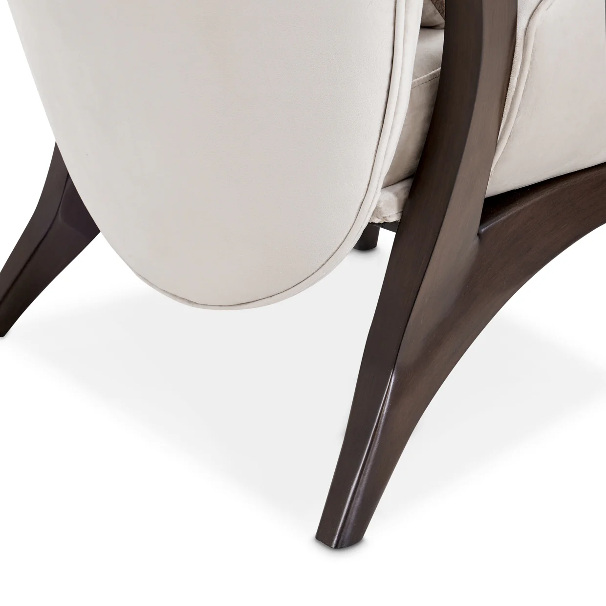 Michael Amini Camellia Field Caramel Accent Chair Ivory Caramel - Image 7