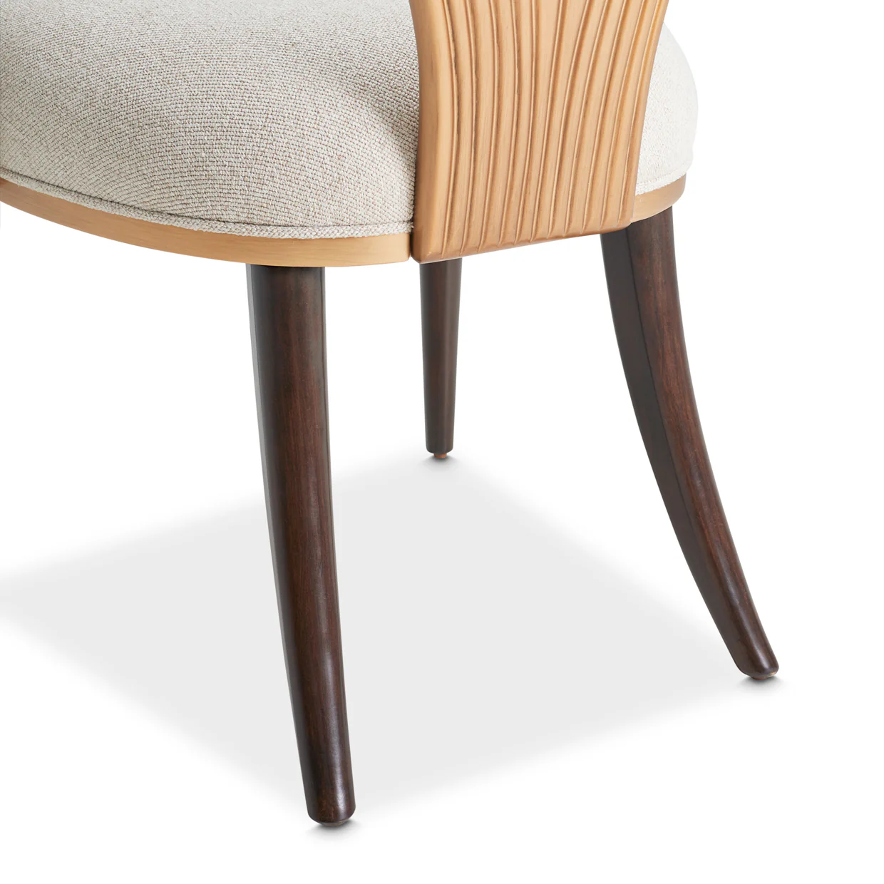 Michael Amini Camellia Field Caramel Arm Chair - Image 7