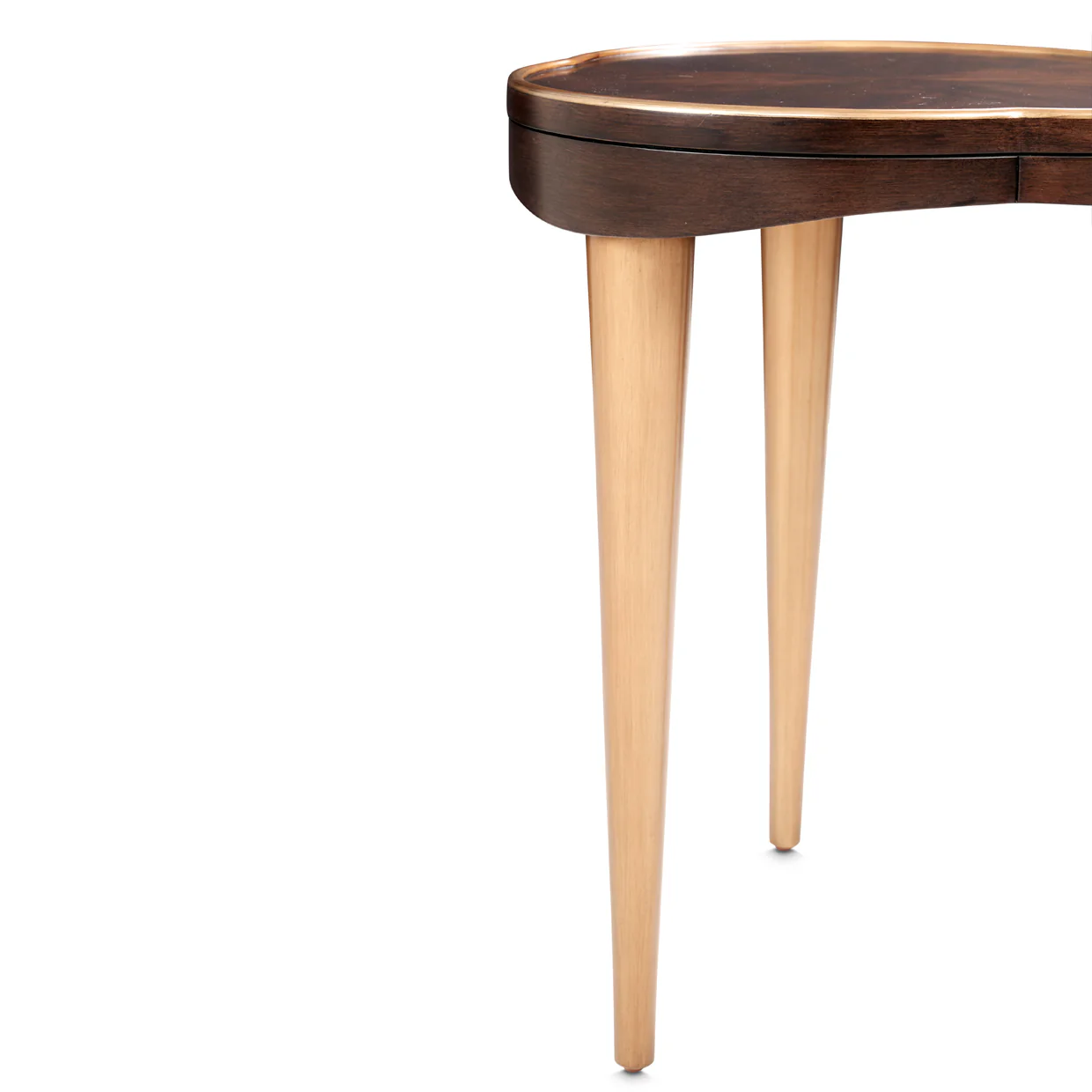 Michael Amini Camellia Field Caramel Chairside Table - Image 3