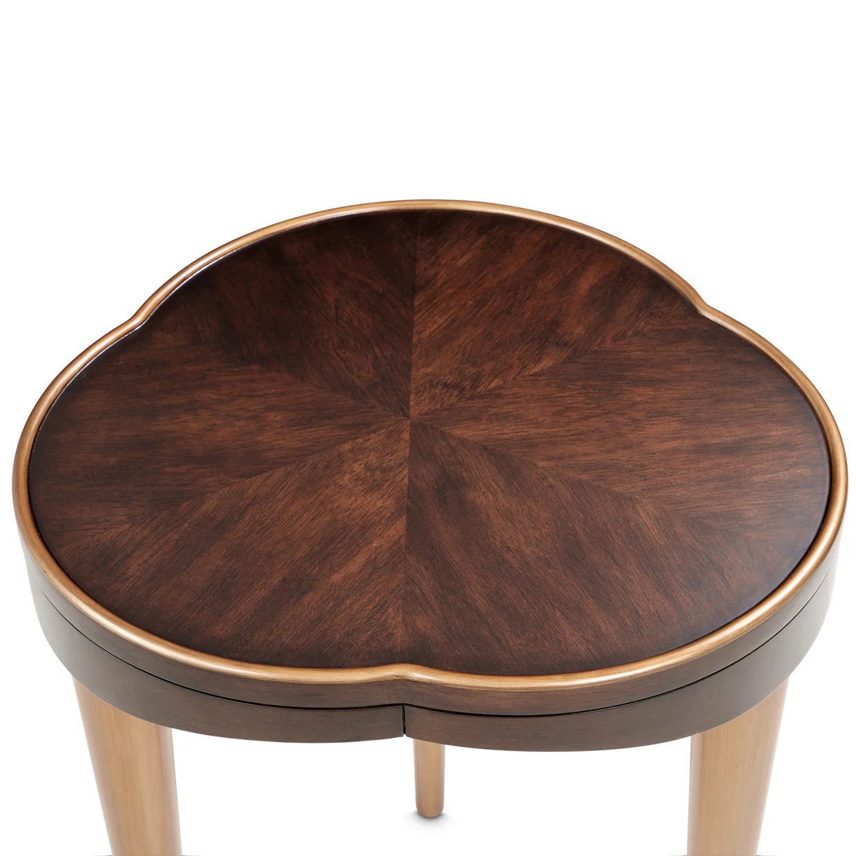 Michael Amini Camellia Field Caramel Chairside Table - Image 4