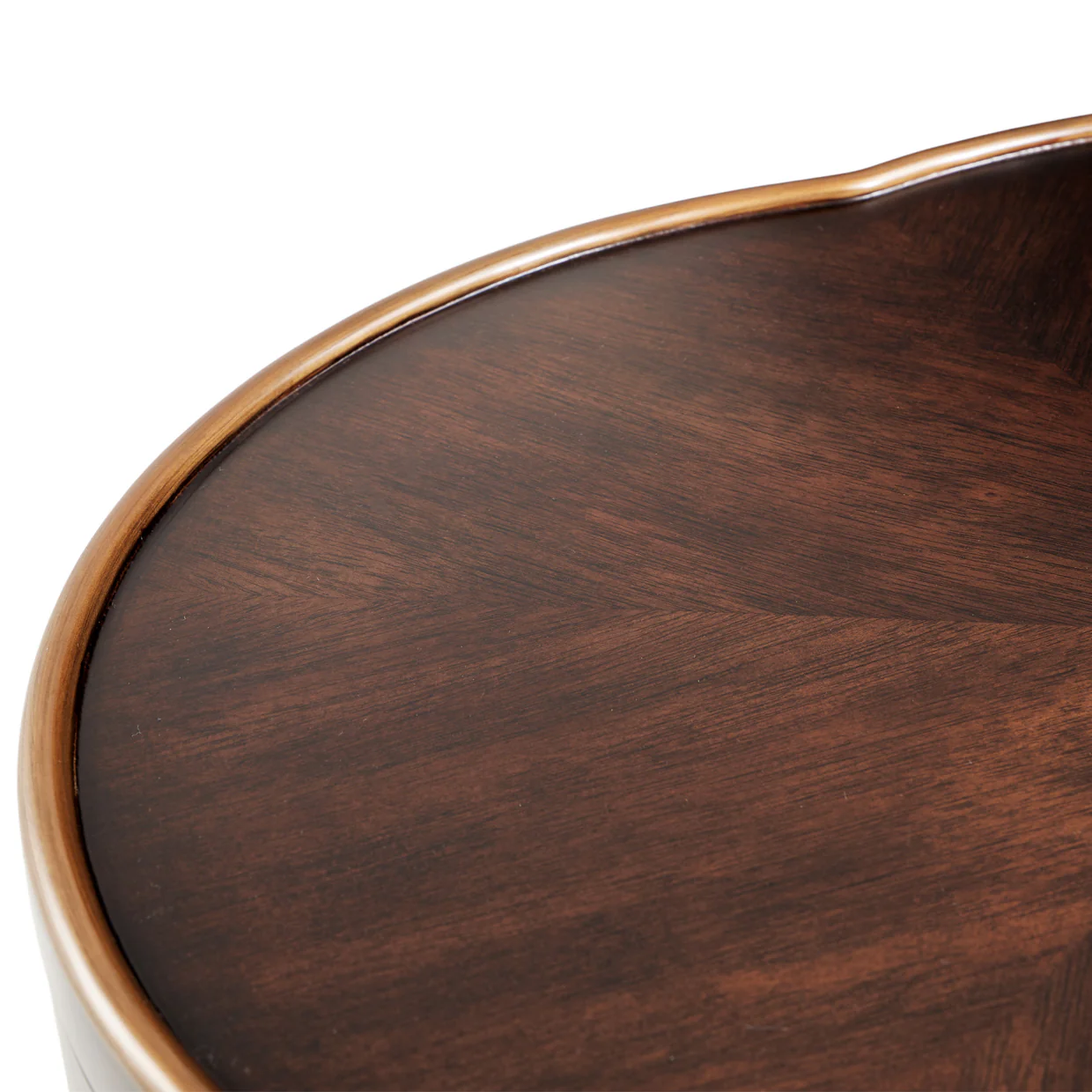 Michael Amini Camellia Field Caramel Chairside Table - Image 5