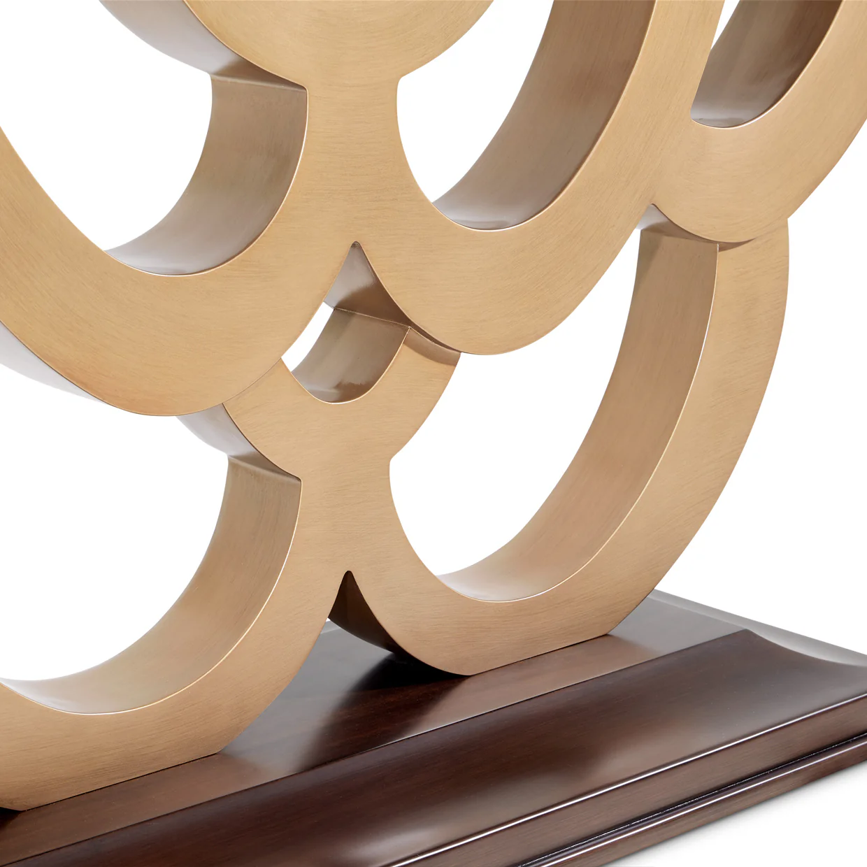 Michael Amini Camellia Field Caramel Console Table - Image 5