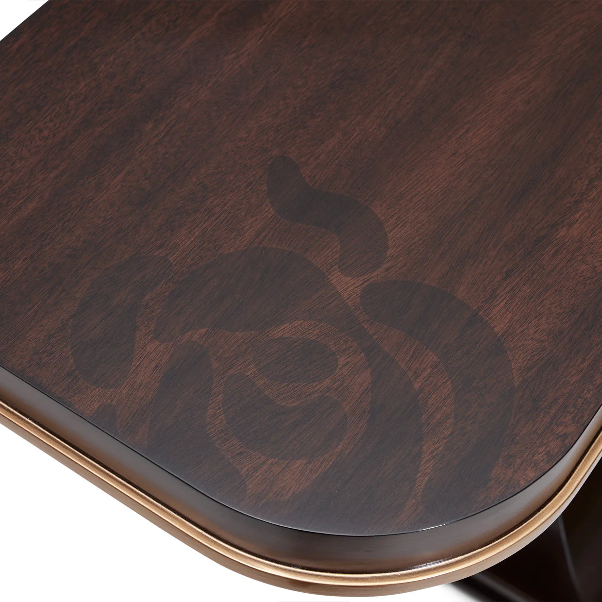 Michael Amini Camellia Field Caramel Console Table - Image 6