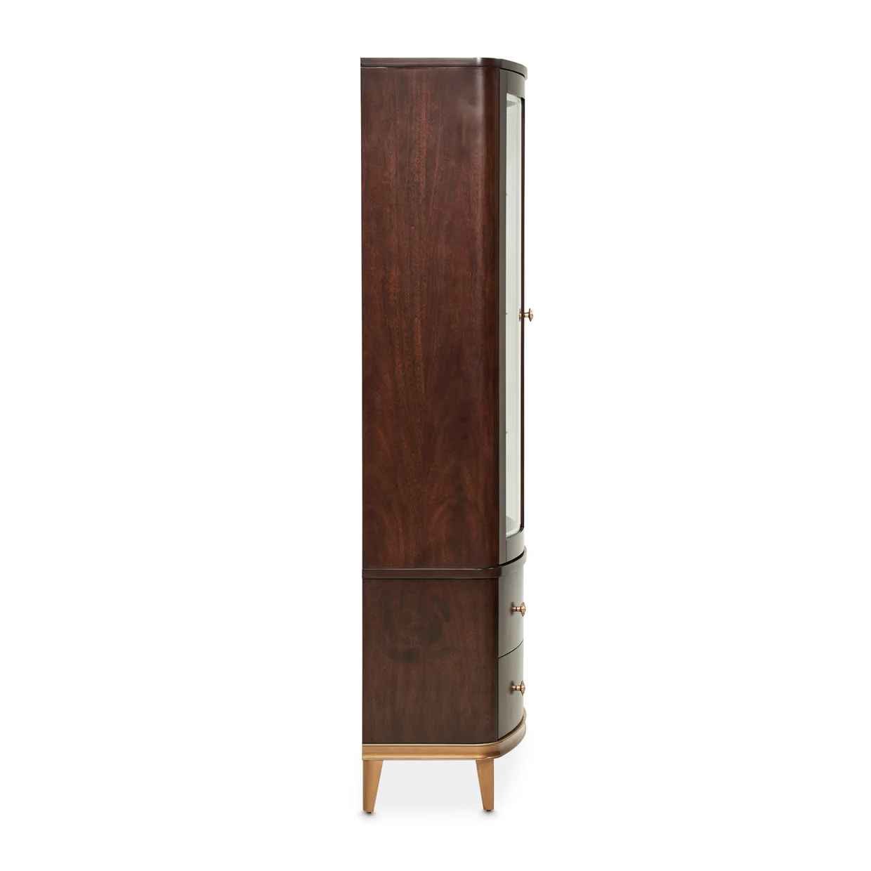 Michael Amini Camellia Field Caramel Display Cabinet - Image 11