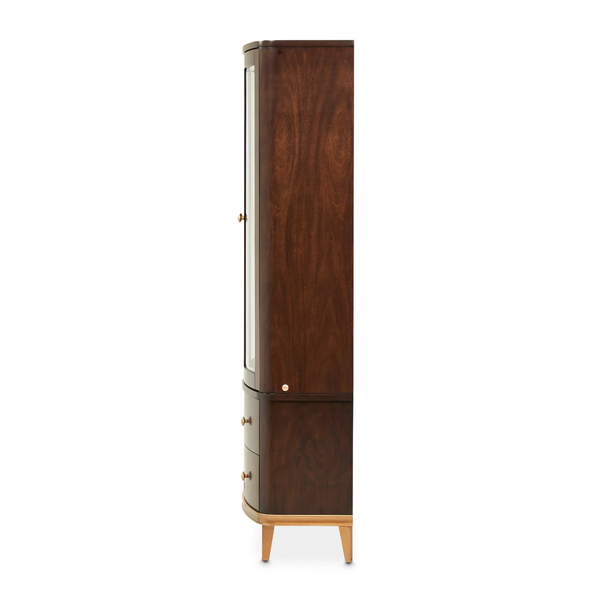 Michael Amini Camellia Field Caramel Display Cabinet - Image 12