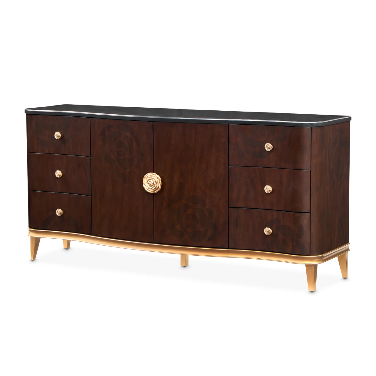 Michael Amini Camellia Field Caramel Dresser - Image 4