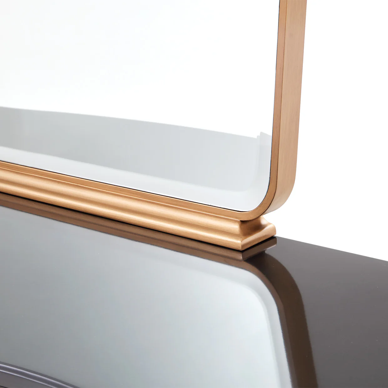 Michael Amini Camellia Field Caramel Dresser Mirror - Image 2