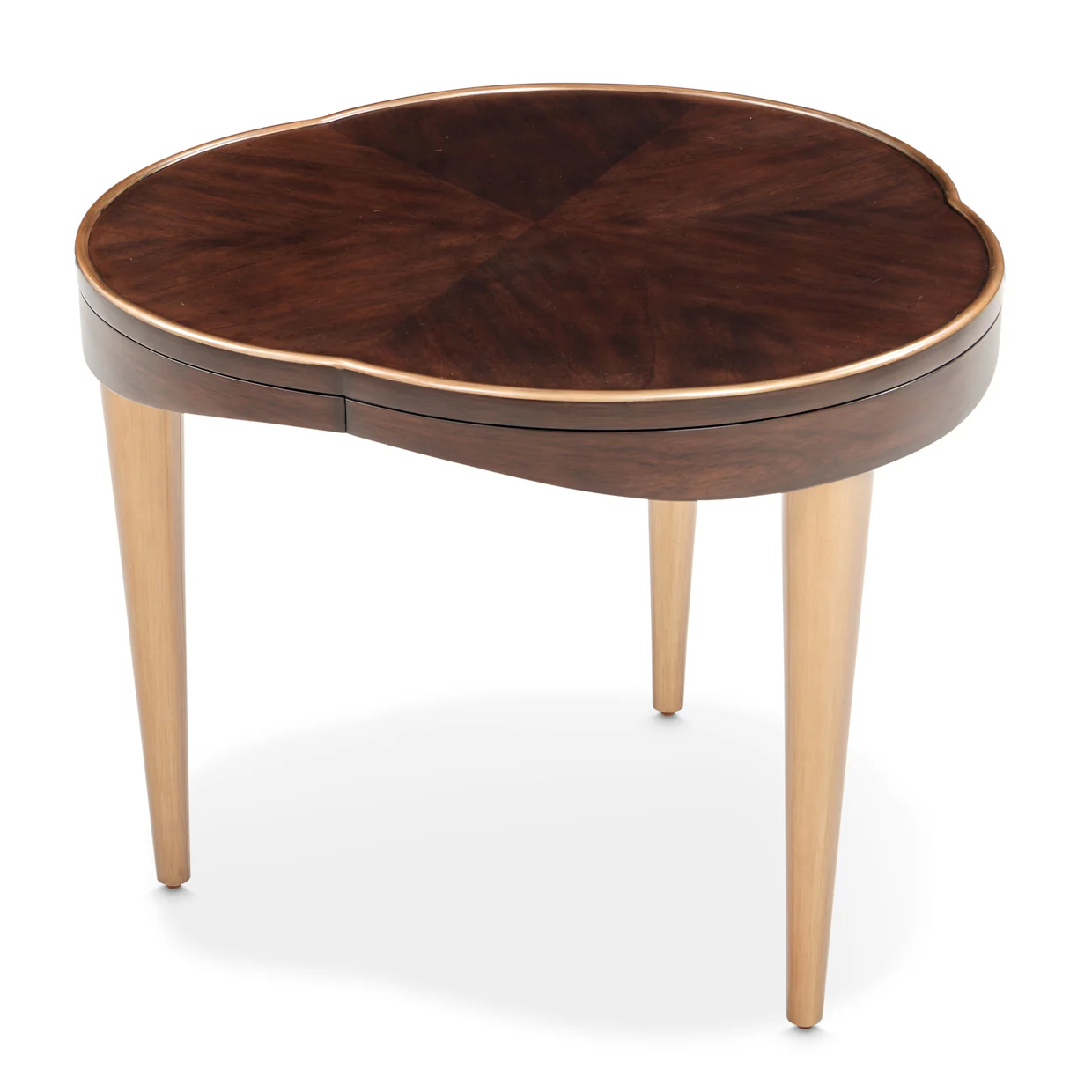 Michael Amini Camellia Field Caramel End Table - Image 4