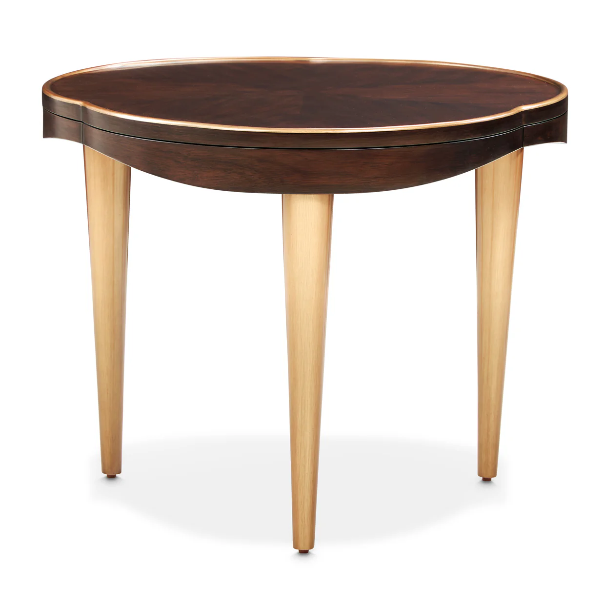 Michael Amini Camellia Field Caramel End Table - Image 6