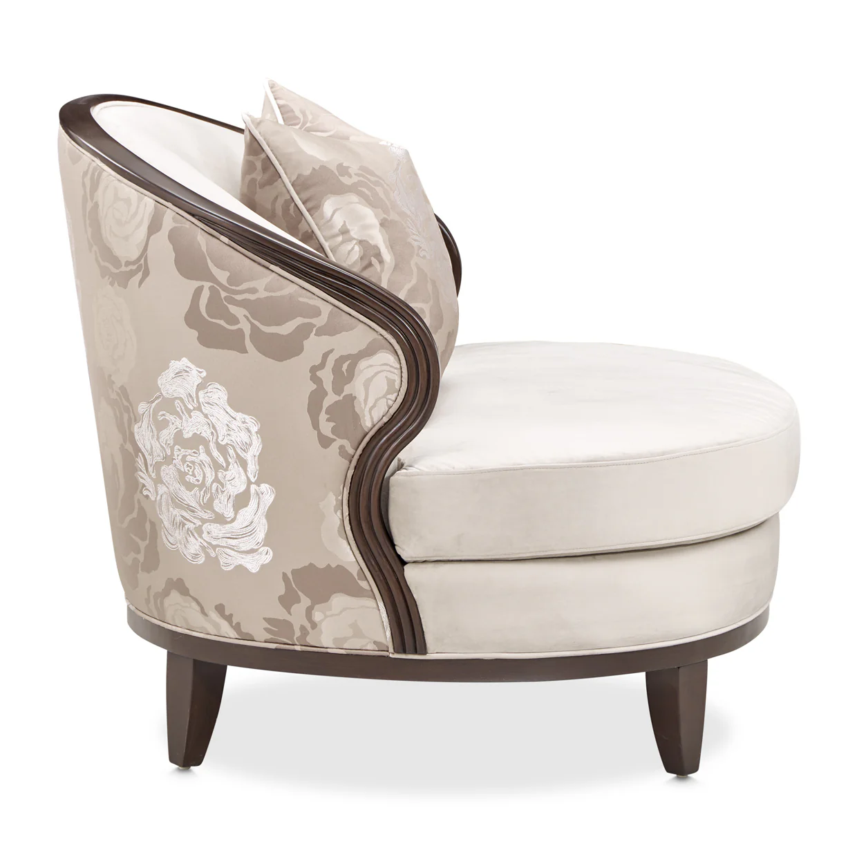 Michael Amini Camellia Field Caramel Matching Chair Cornsilk Caramel - Image 11