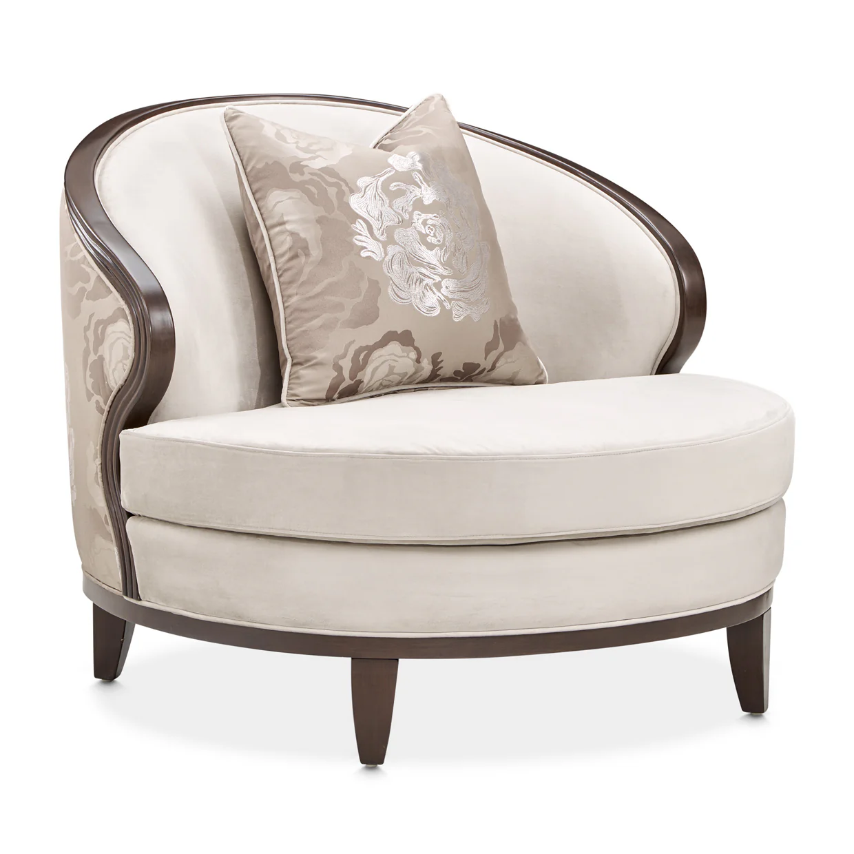 Michael Amini Camellia Field Caramel Matching Chair Cornsilk Caramel - Image 12