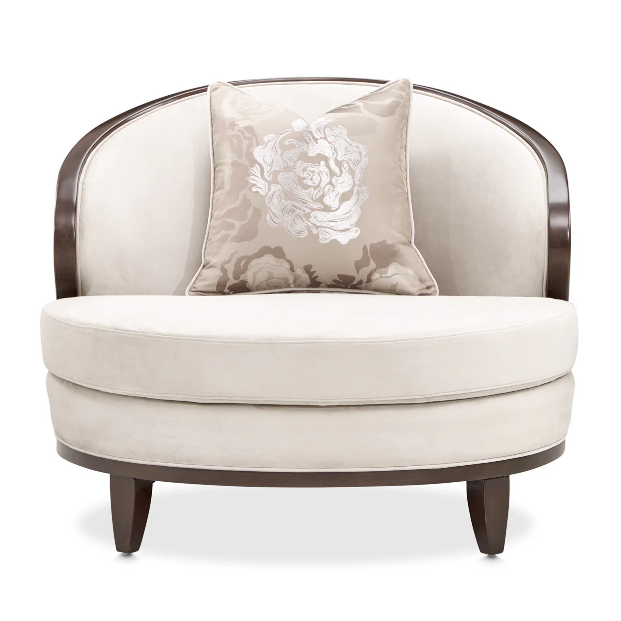 Michael Amini Camellia Field Caramel Matching Chair Cornsilk Caramel - Image 13