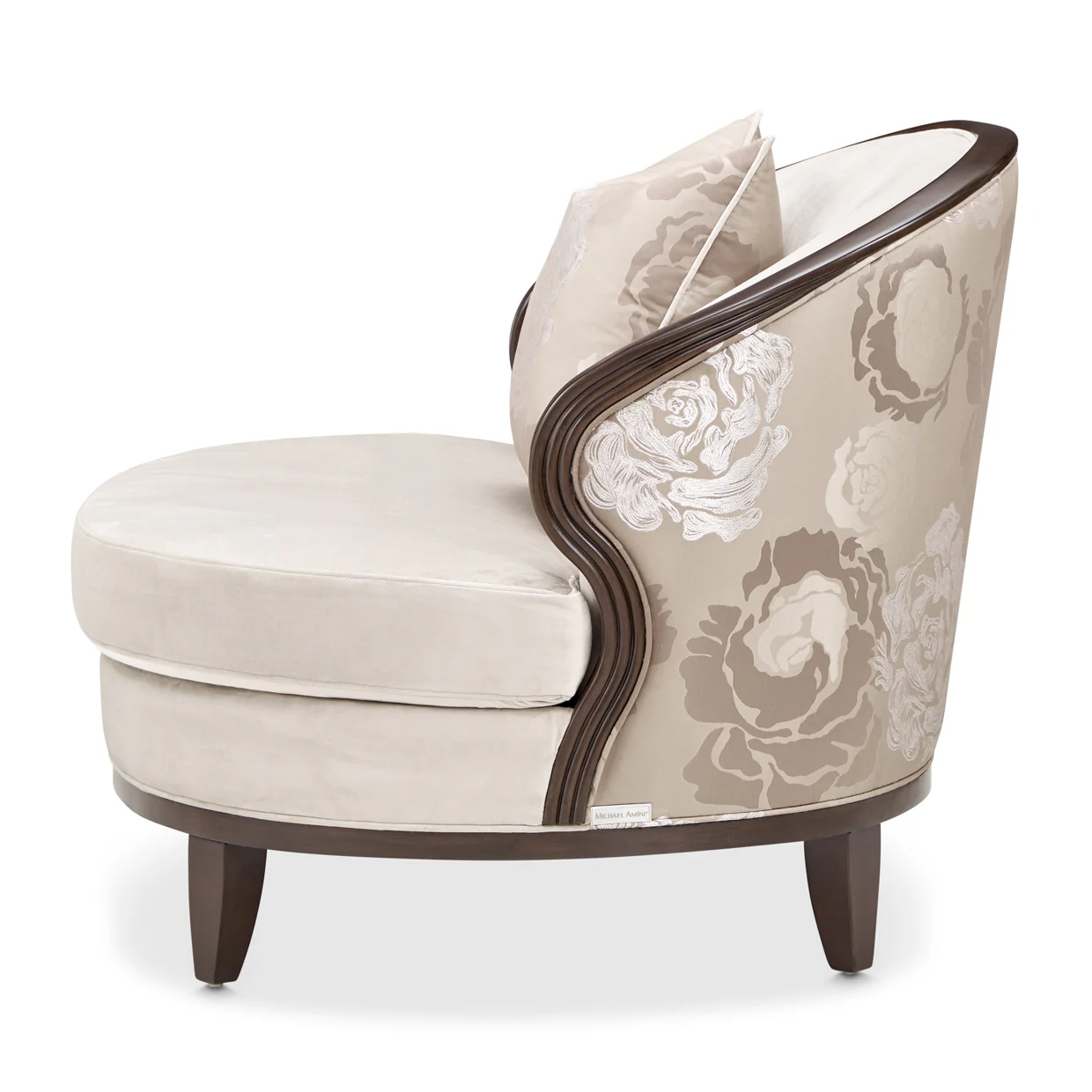 Michael Amini Camellia Field Caramel Matching Chair Cornsilk Caramel - Image 6