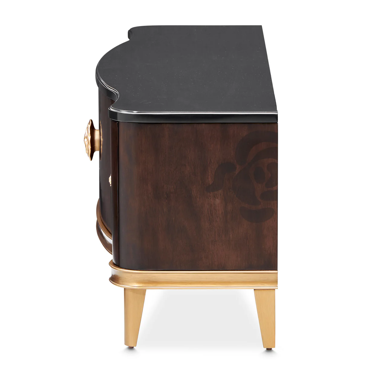 Michael Amini Camellia Field Caramel Media Cabinet - Image 12