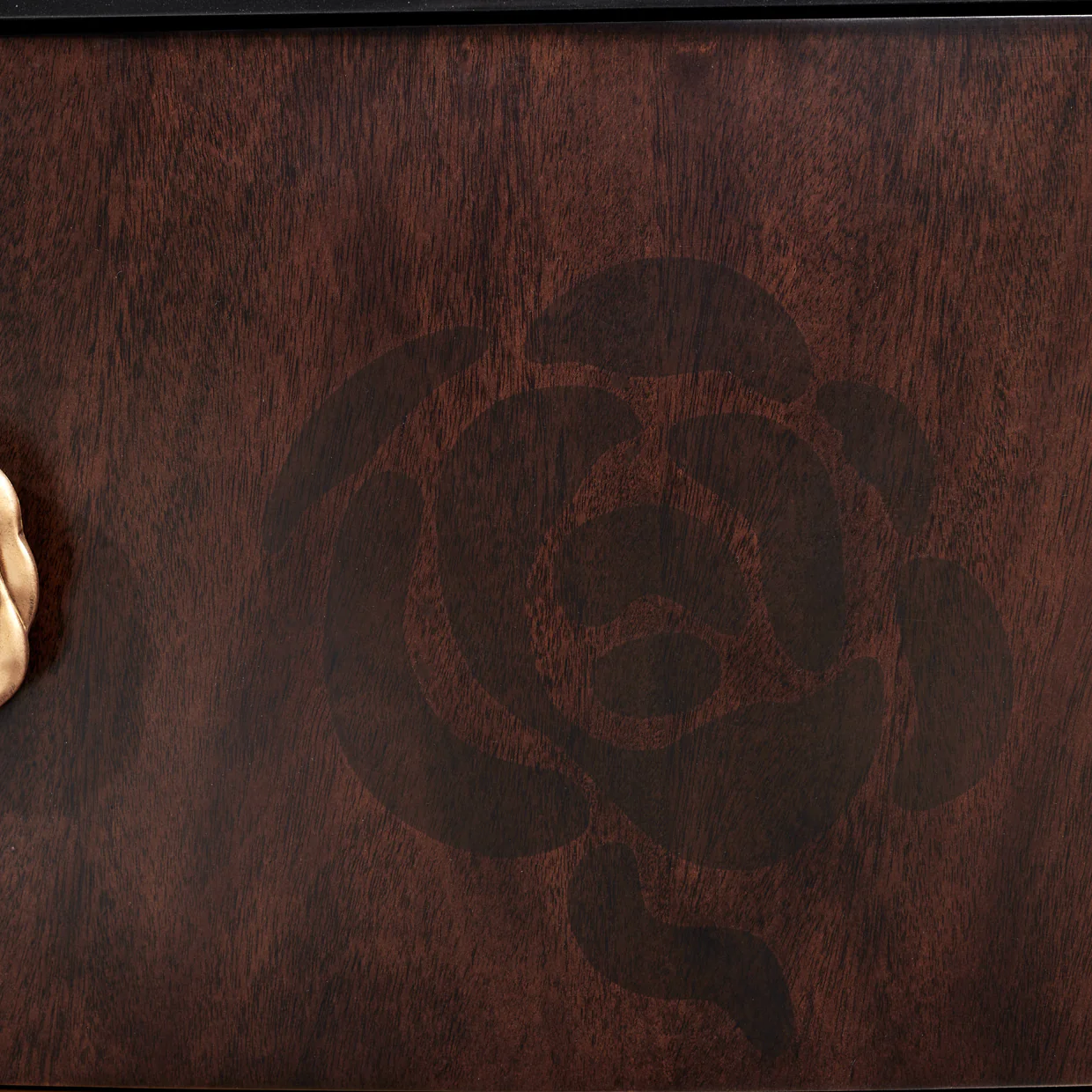 Michael Amini Camellia Field Caramel Media Cabinet - Image 6