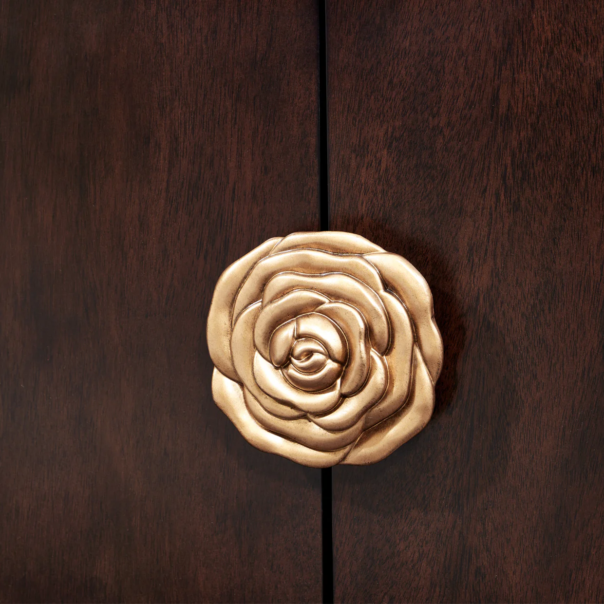 Michael Amini Camellia Field Caramel Media Cabinet - Image 7